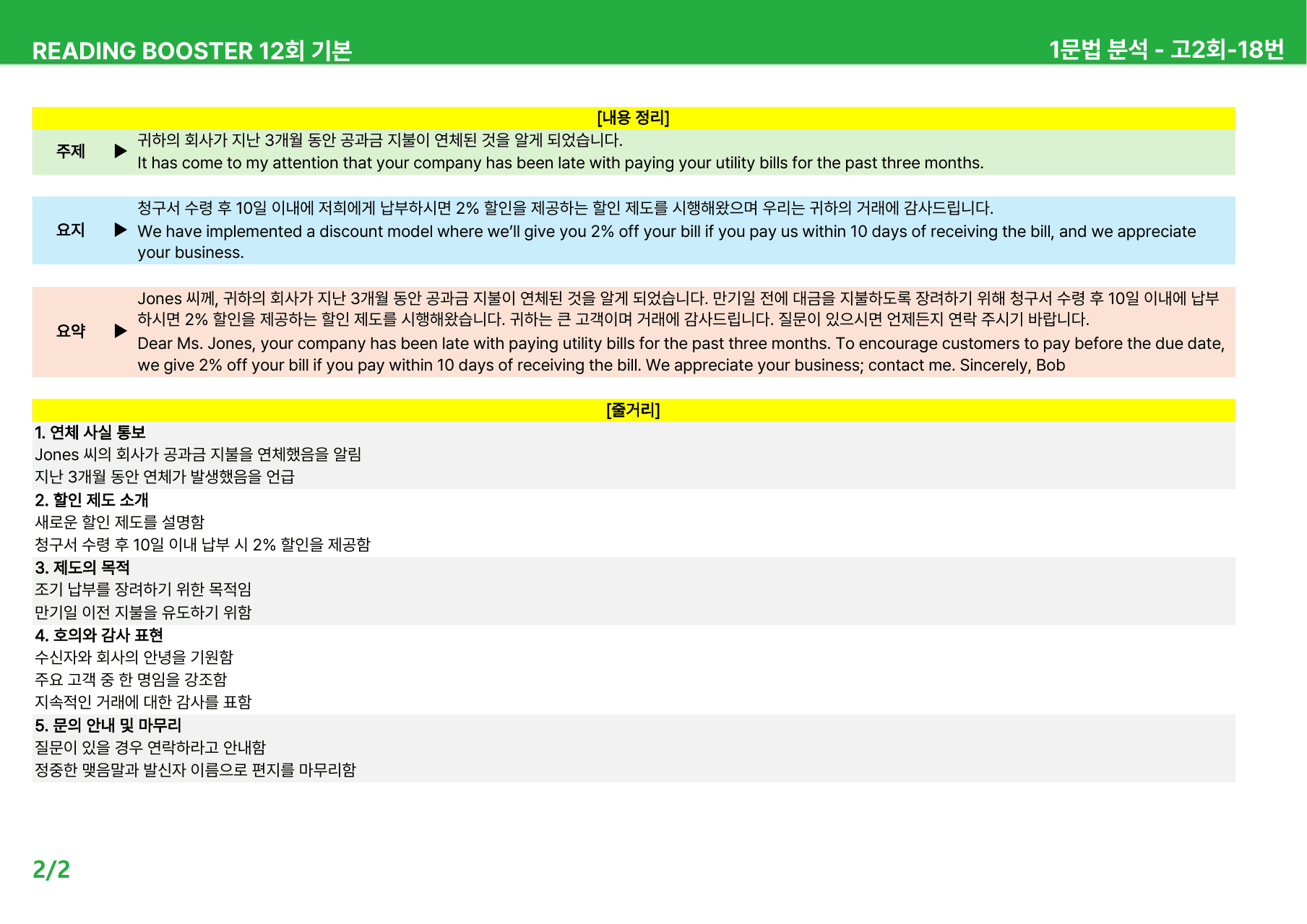 리딩 부스터 영어독해 12회 기본 - 상세분석 고난도 2회 (2020)_preview_undefined
