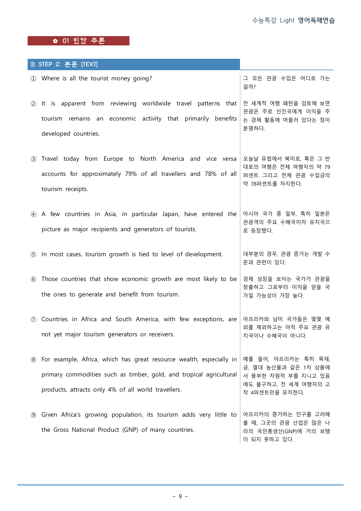 02강_수능특강 Light 영어독해연습_워크북+구문분석+변형문제(66p)_preview_undefined
