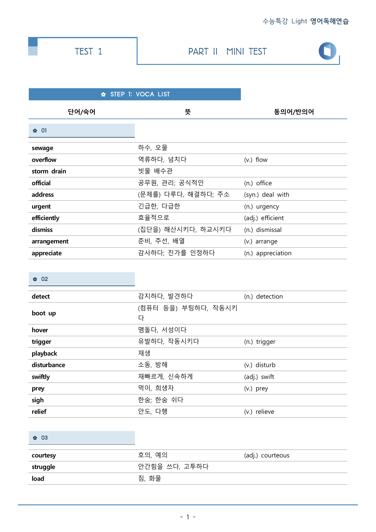 MINI TEST 1_수특 Light 영.독_워크북+변형문제(245p)_preview_undefined
