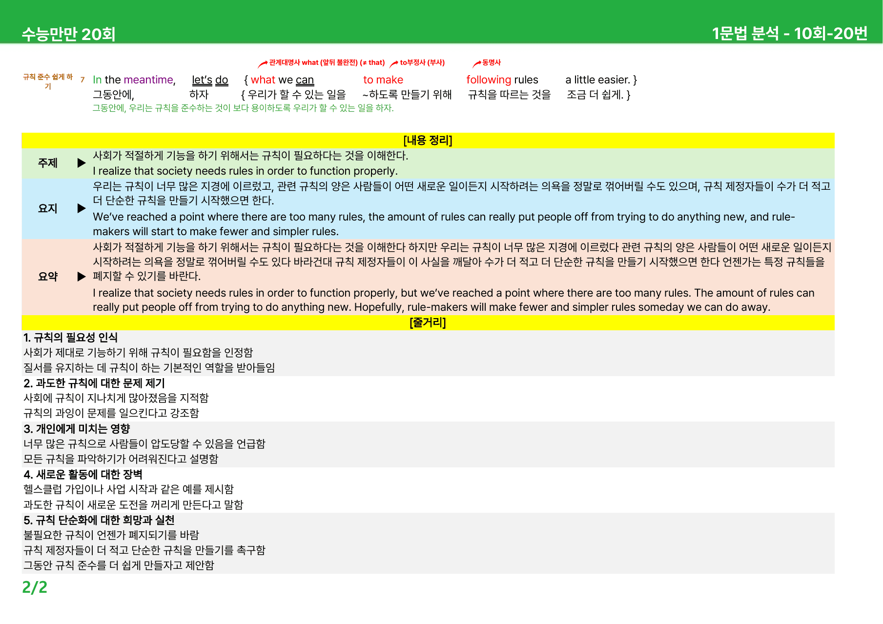 수능만만 20회 - 10회 본문분석_preview_undefined