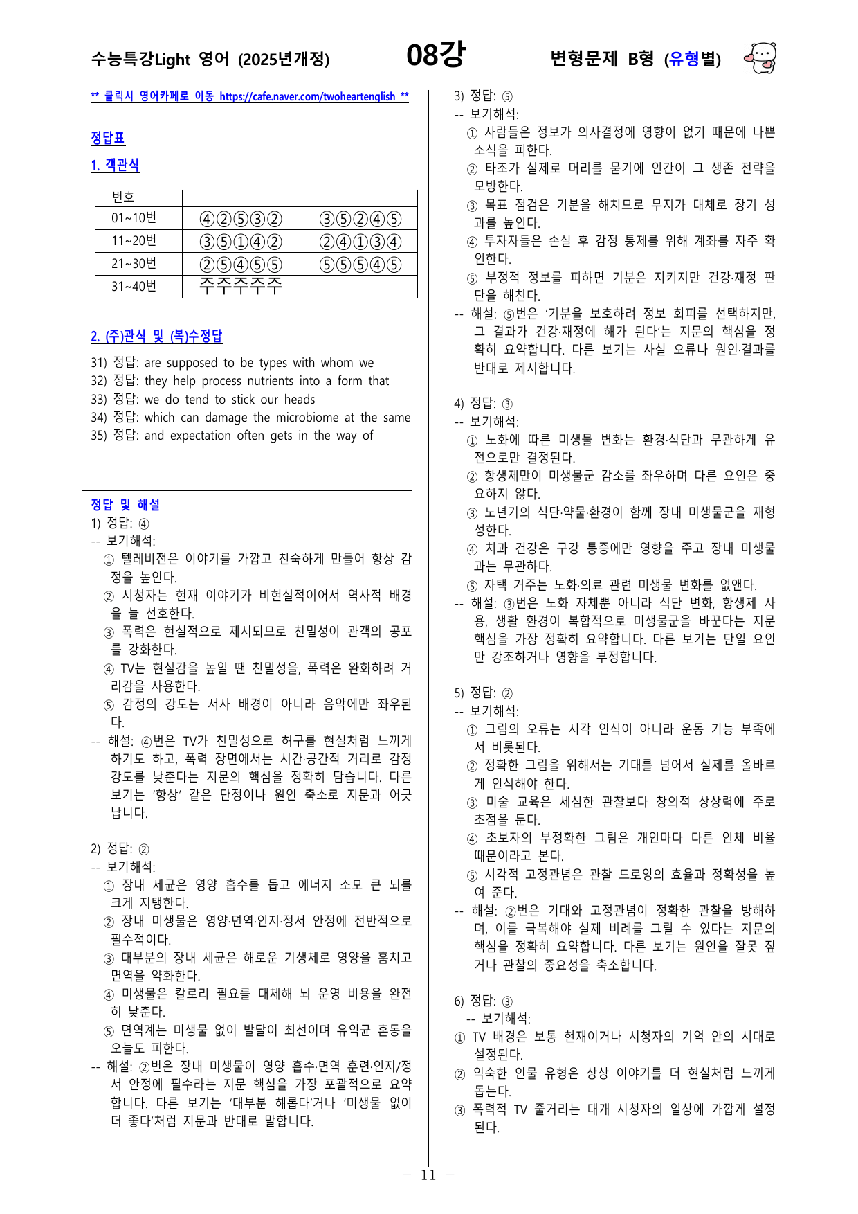 수능특강 Light 영어 08강 변형문제 1차_preview_undefined