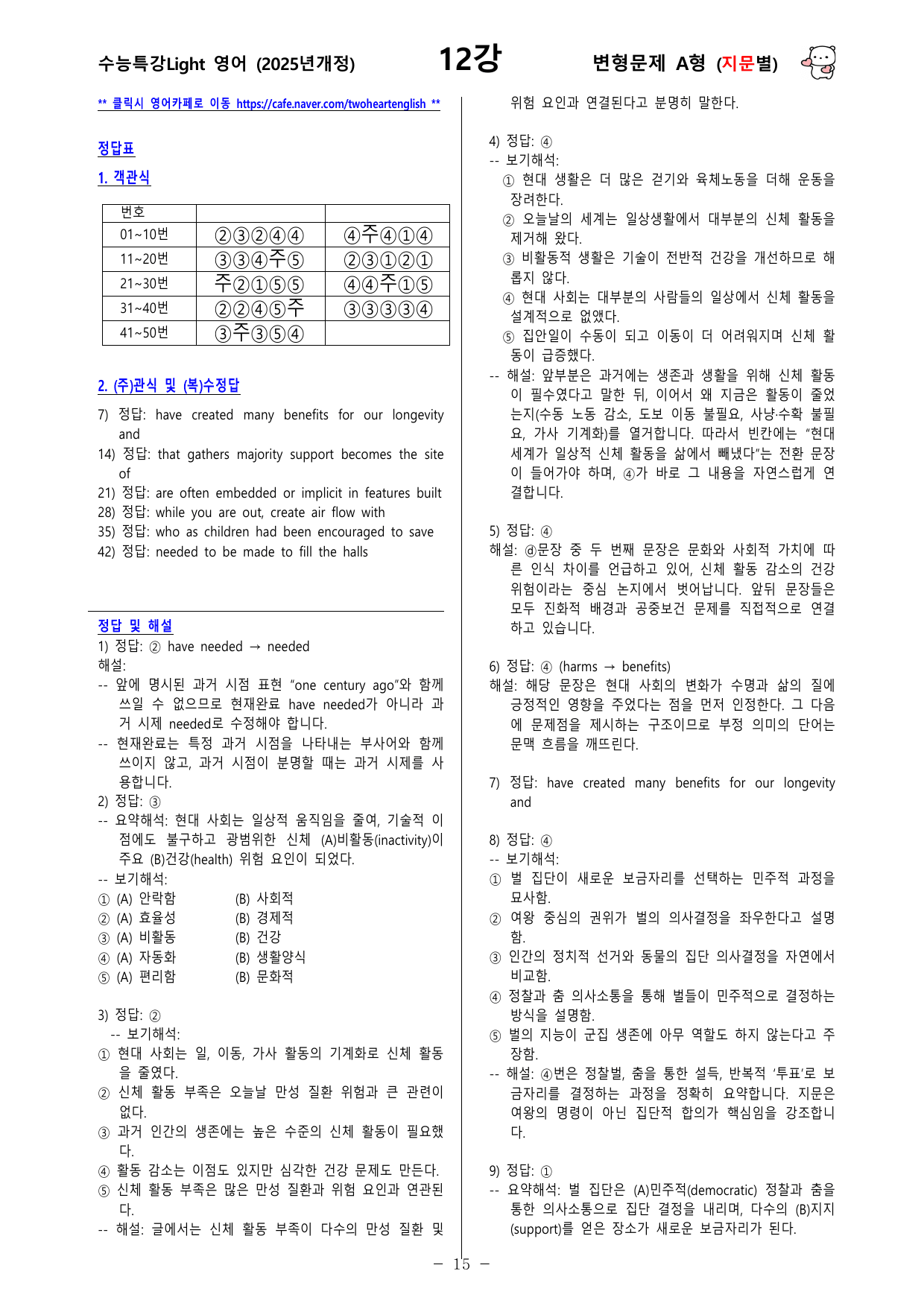 수능특강 Light 영어 12강 변형문제 1차_preview_undefined