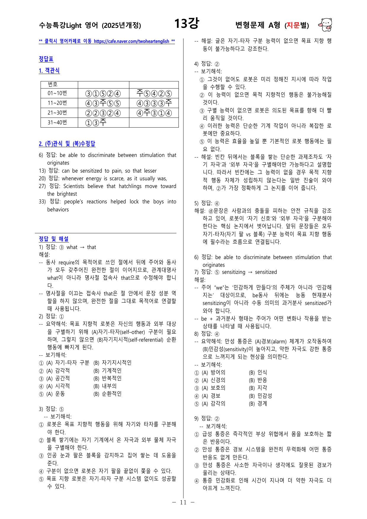 수능특강 Light 영어 13강 변형문제 1차_preview_undefined