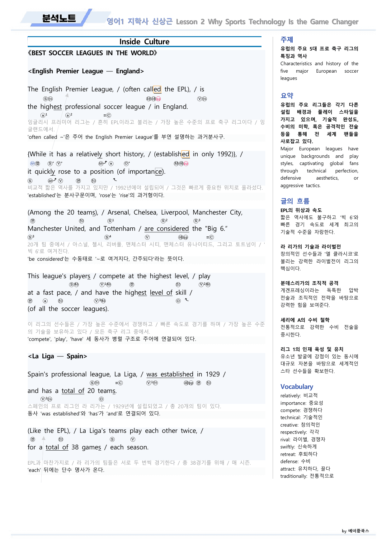 영어1 지학사 신상근 분석노트 02 2강 2과 22년 개정판 메이플북스_preview_undefined