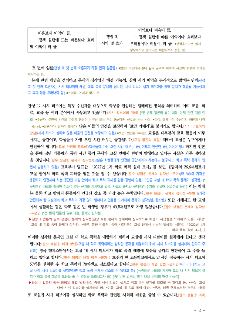 (공국1-창) 3-2 교실에 시시 티브이 설치를 의무화해야 한다 ■(해설•정리)_preview_2