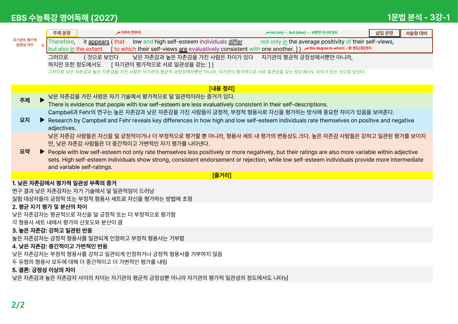 EBS 수능특강 영어독해 (2027) - 3-4과 본문분석_preview_undefined