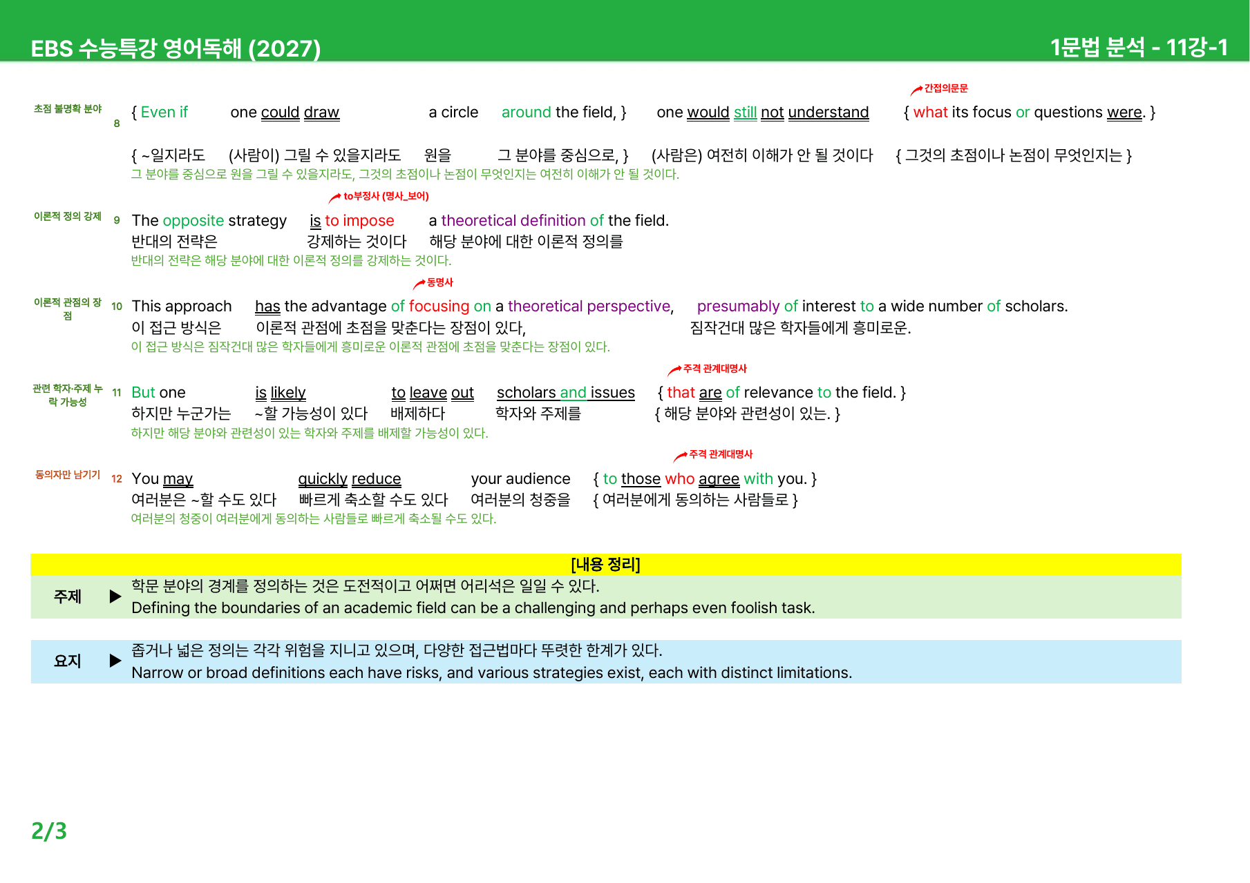 EBS 수능특강 영어독해 (2027) - 11-12과 본문분석_preview_undefined
