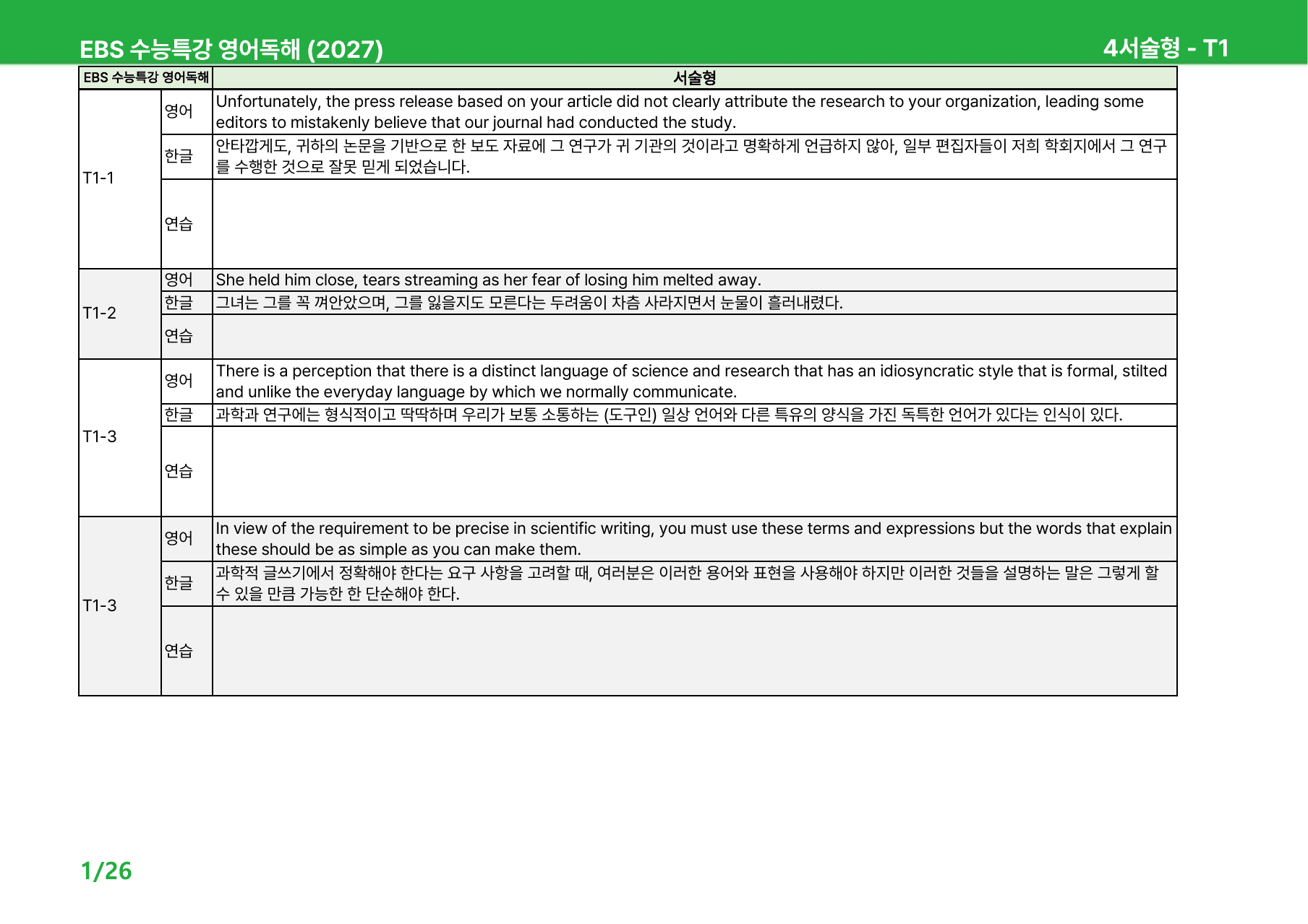 EBS 수능특강 영어독해 (2027) - Test 1 본문분석_preview_undefined