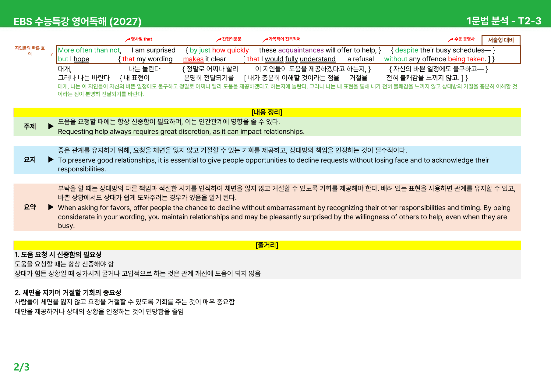 EBS 수능특강 영어독해 (2027) - Test 2 본문분석_preview_undefined