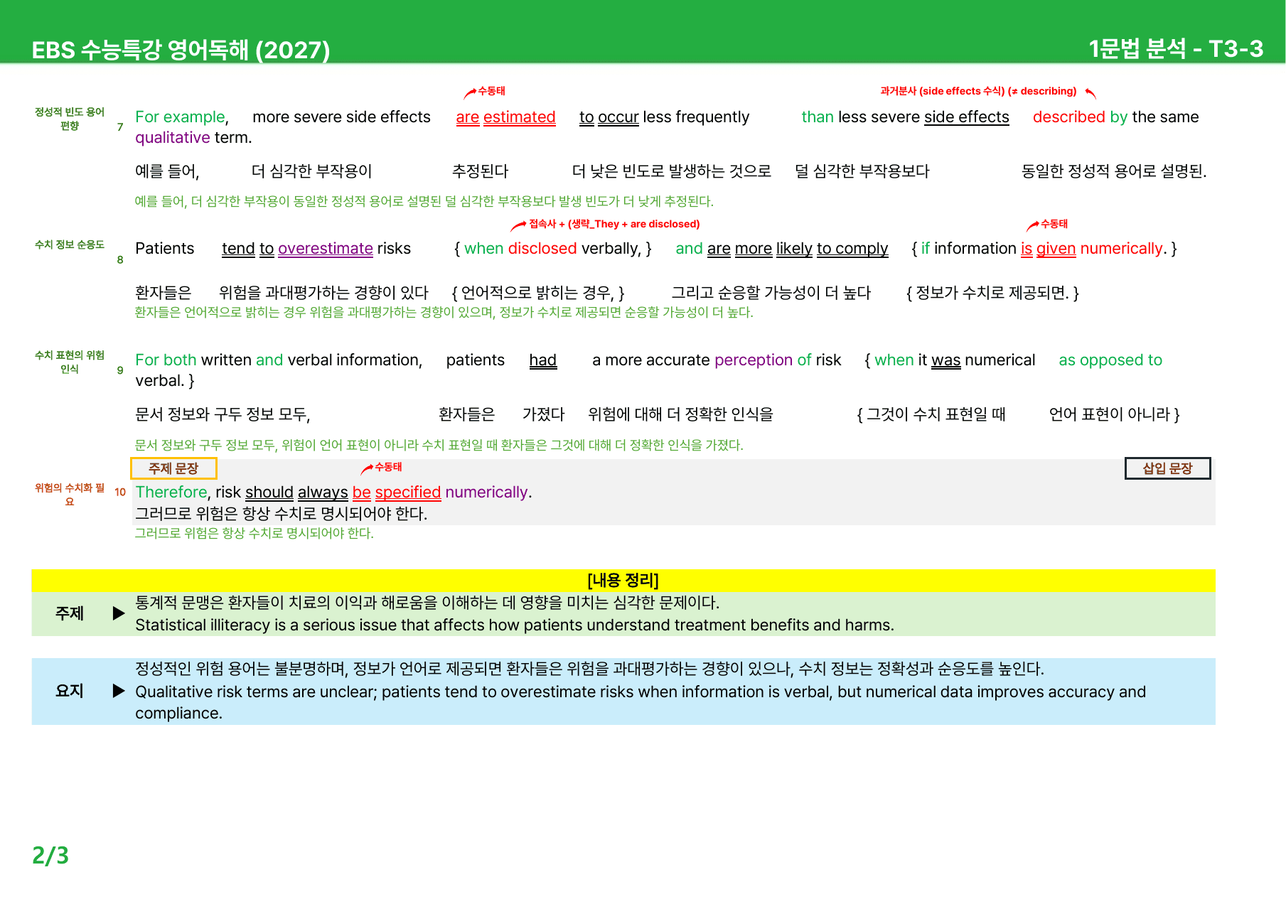 EBS 수능특강 영어독해 (2027) - Test 3 본문분석_preview_undefined