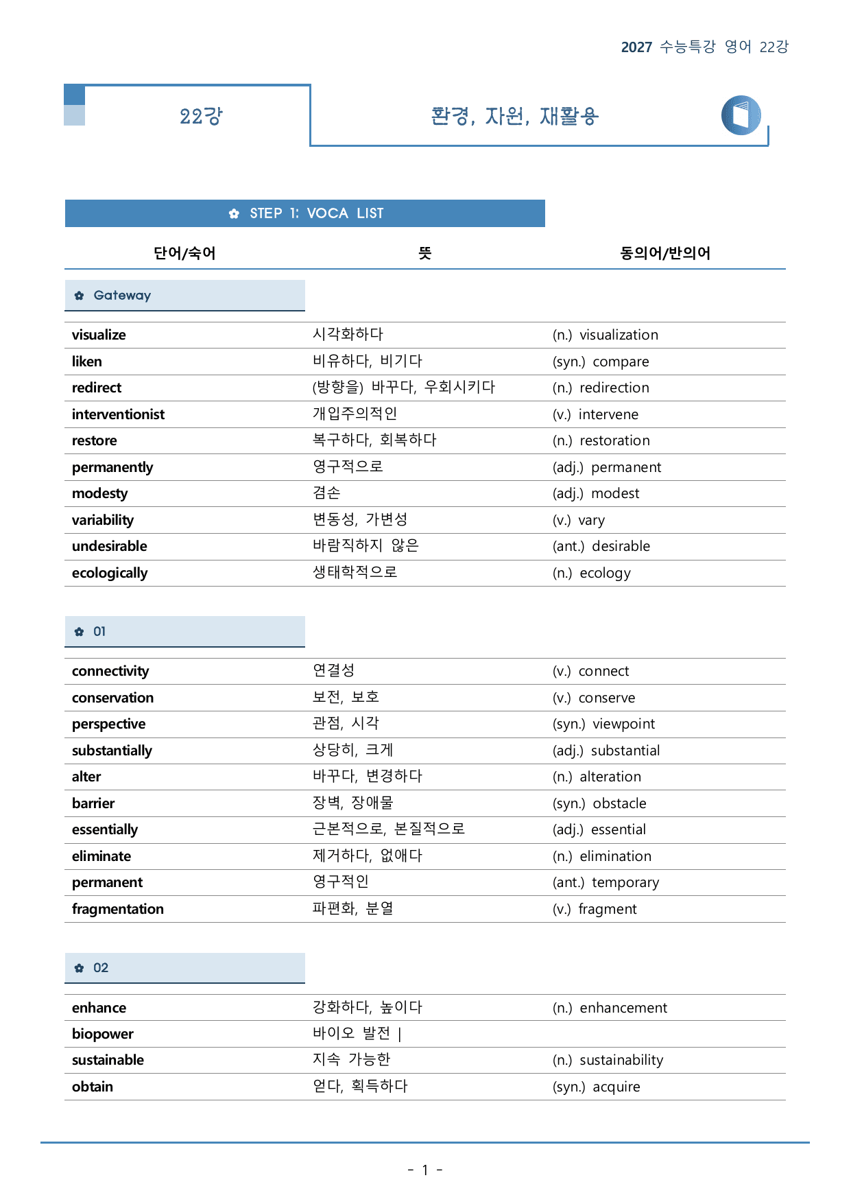 22강_환경 등(42p)_워크북+본문분석+변형문제_preview_undefined