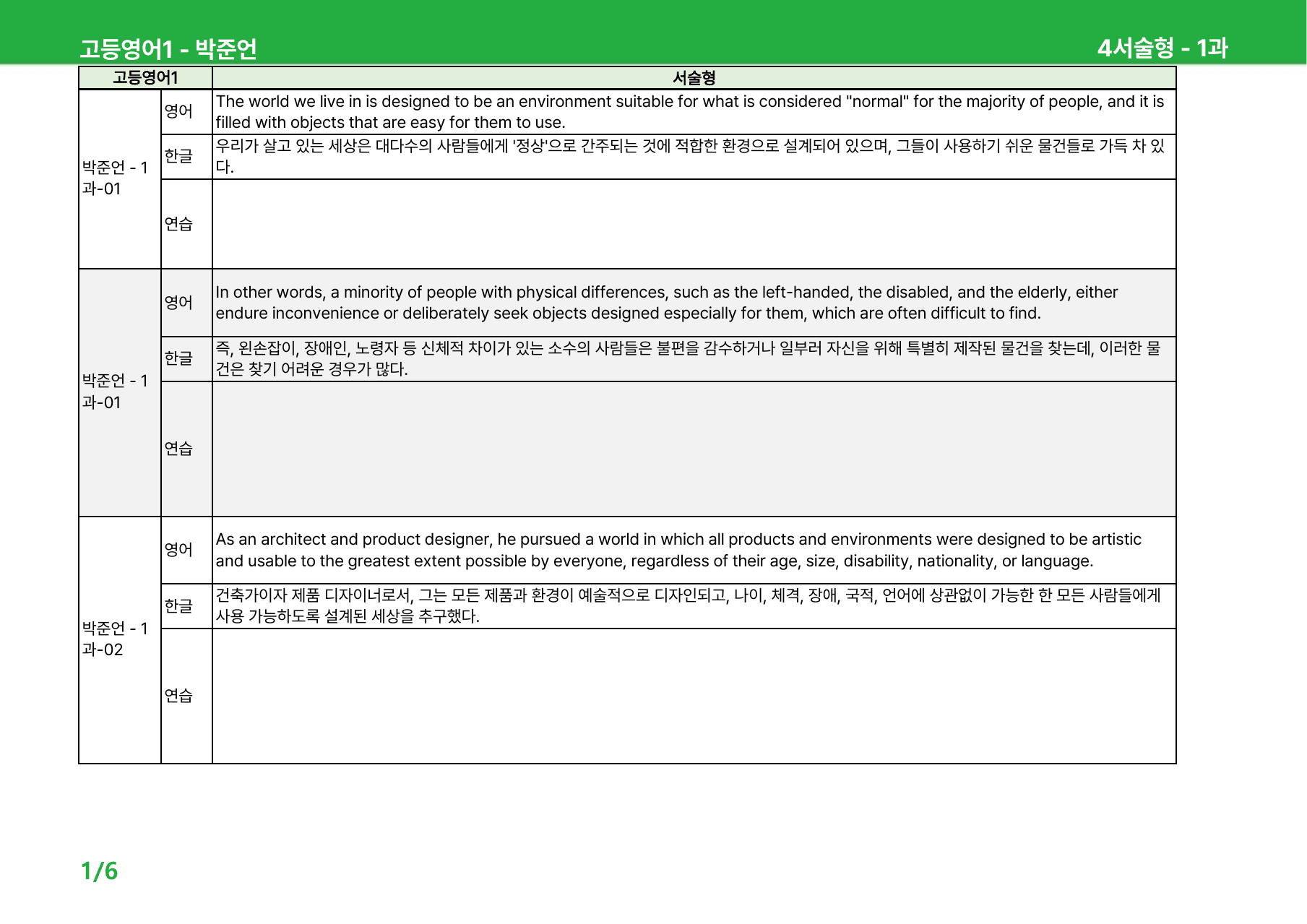 고등영어1 박준언 1과 - 상세분석_preview_undefined