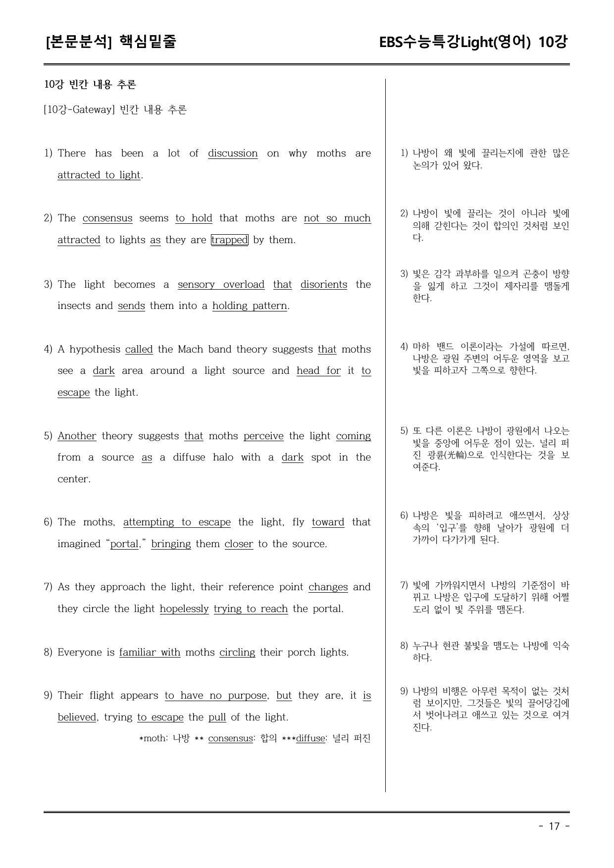 EBS수능특강Light (영어) 10강 어휘+워크북+기본변형_preview_undefined