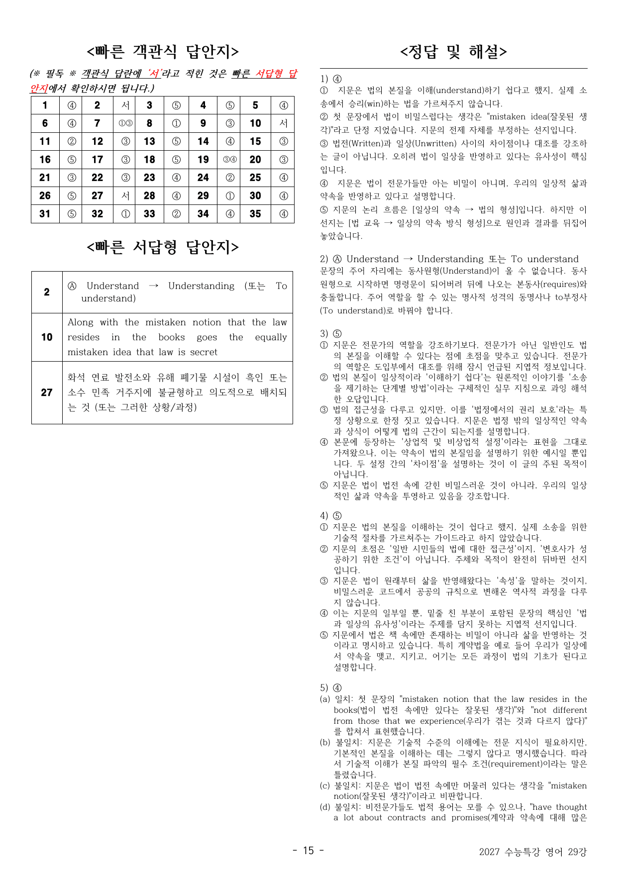 🔥FINAL 수능특강 영어 패러프레이징 변형문제 -29강 (35제)🔥_preview_undefined