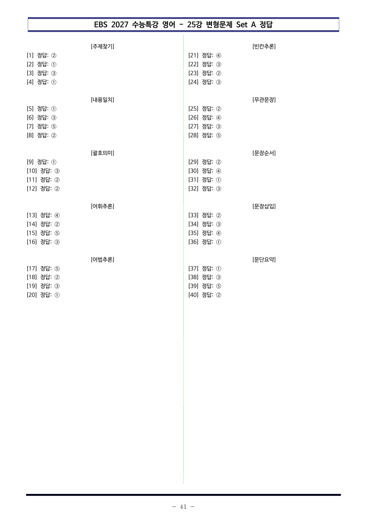 EBS 수능특강 영어(2027) - 25강 Set AB 통합본(80제)_preview_undefined