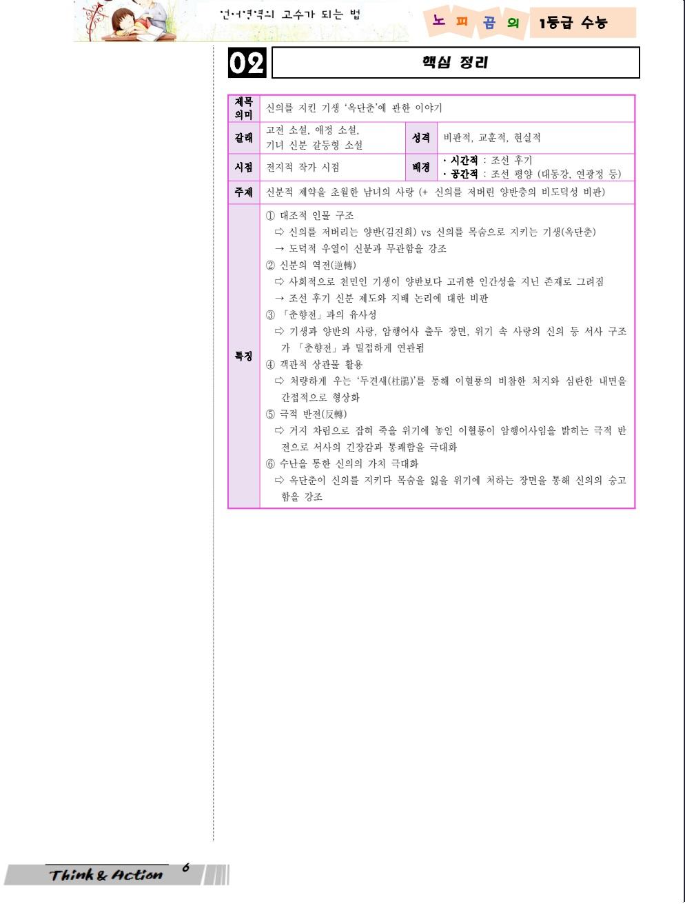 2027 수특 문학 고소 10강 "옥단춘전" (지문 분석+변형 문제)_promotion