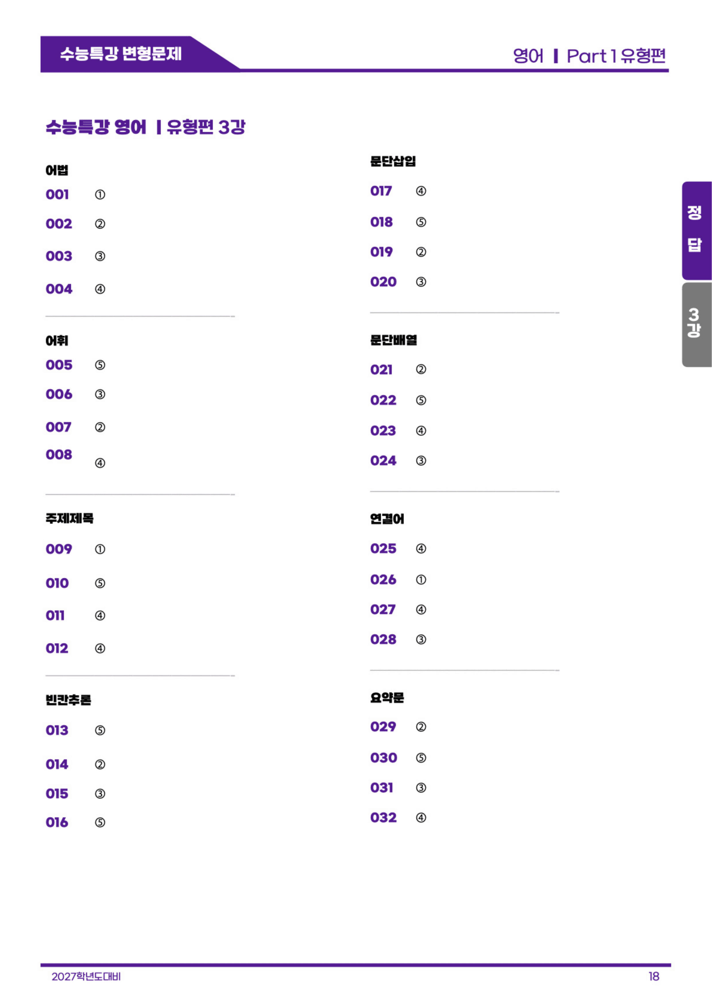 ◼︎◼︎변형문제 ◼︎◼︎ 2027 EBS 수능특강 영어 3강_preview_undefined