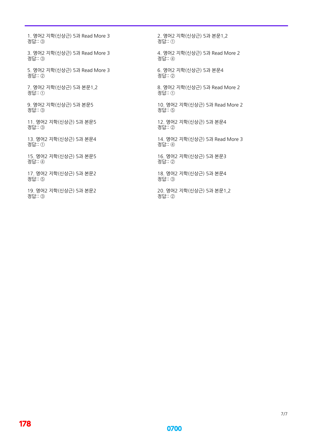 06번=메가 변형문제=영어2=지학 신 1~5과=1080제(40%할인)_preview_undefined