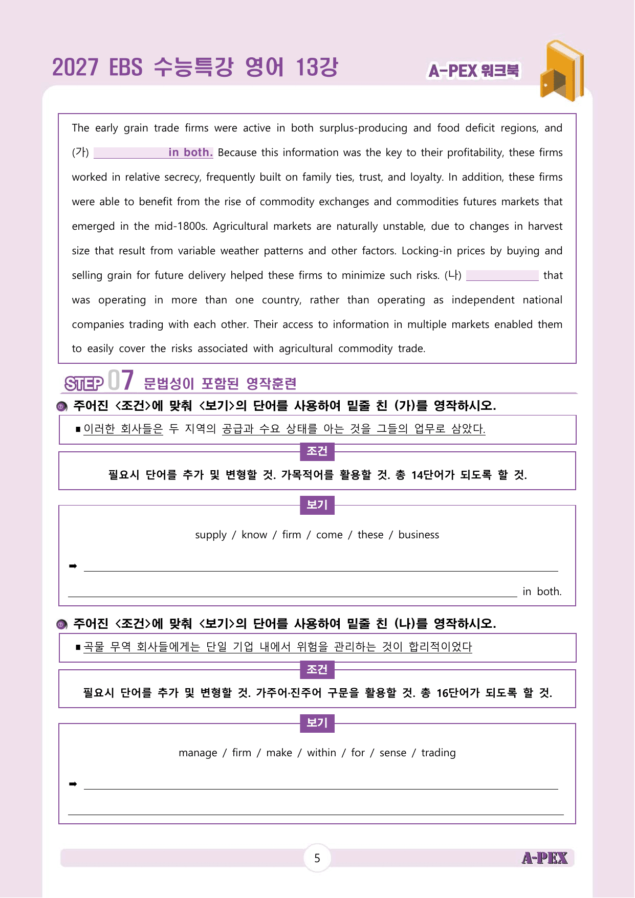 2027수능특강 영어 13강 워크북 (5지문)_preview_undefined