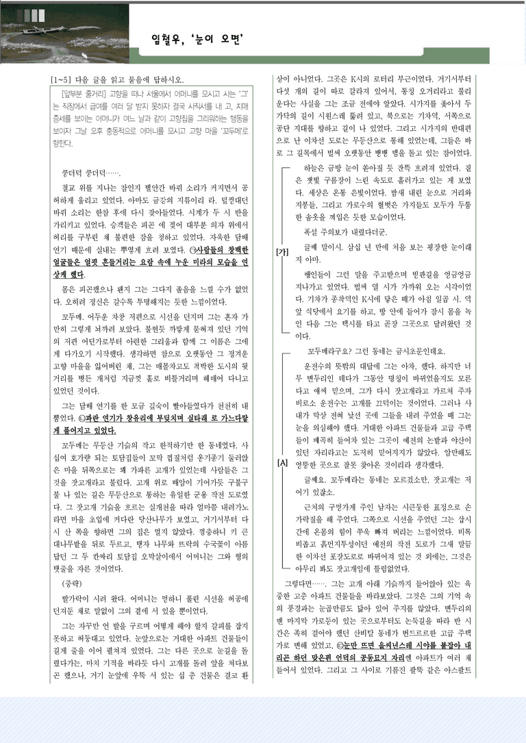 적용학습_현대소설10_임철우, '눈이 오면'_preview_1