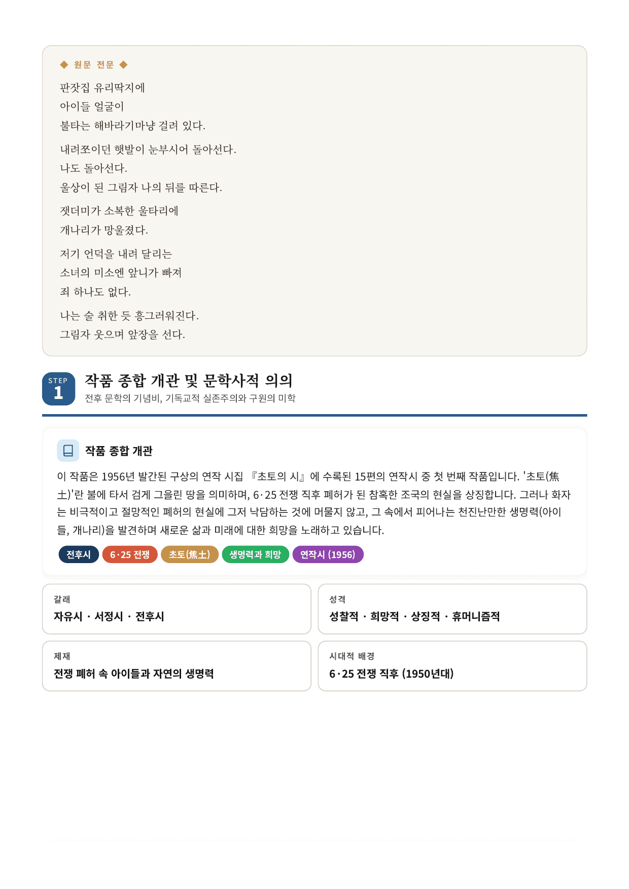 현대시1. 구상_초토의 시1 해설_preview_undefined