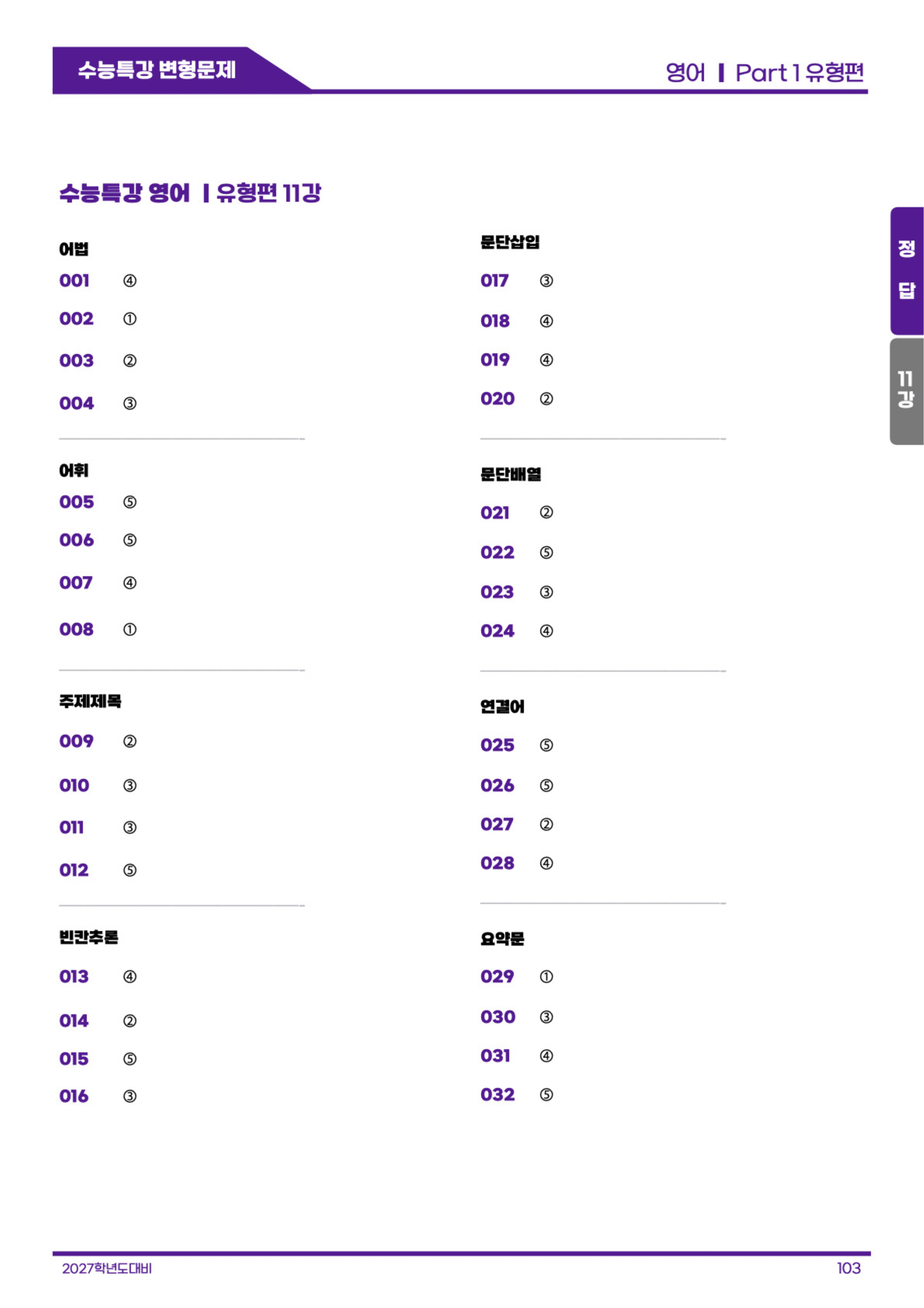 ◼︎◼︎변형문제 ◼︎◼︎ 2027 EBS 수능특강 영어 11강_preview_undefined