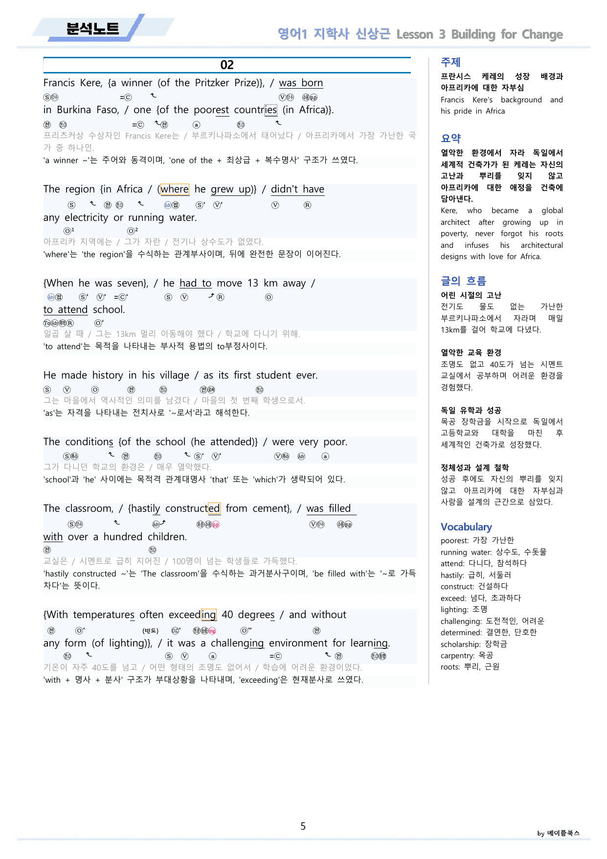 영어1 지학사 신상근 분석 변형문제 워크북 올인원 3강 3과 22년 개정_preview_undefined