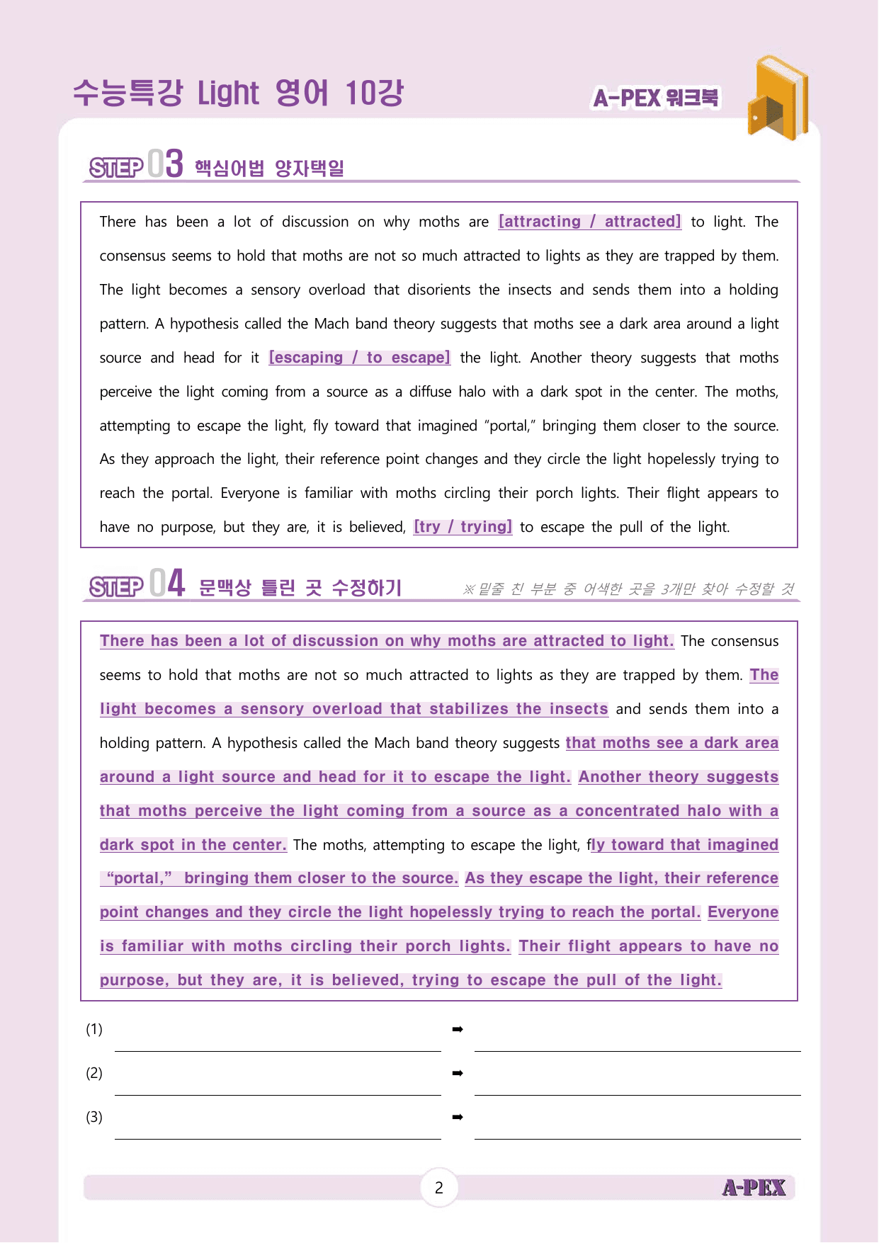 수능특강Light 영어 10강 워크북 (9지문)_preview_undefined