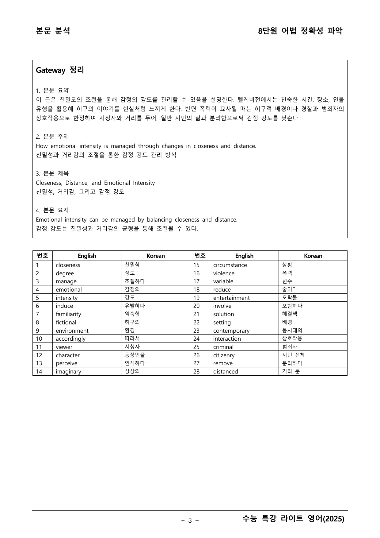 수능특강 라이트 영어 8단원 본문학습_preview_undefined