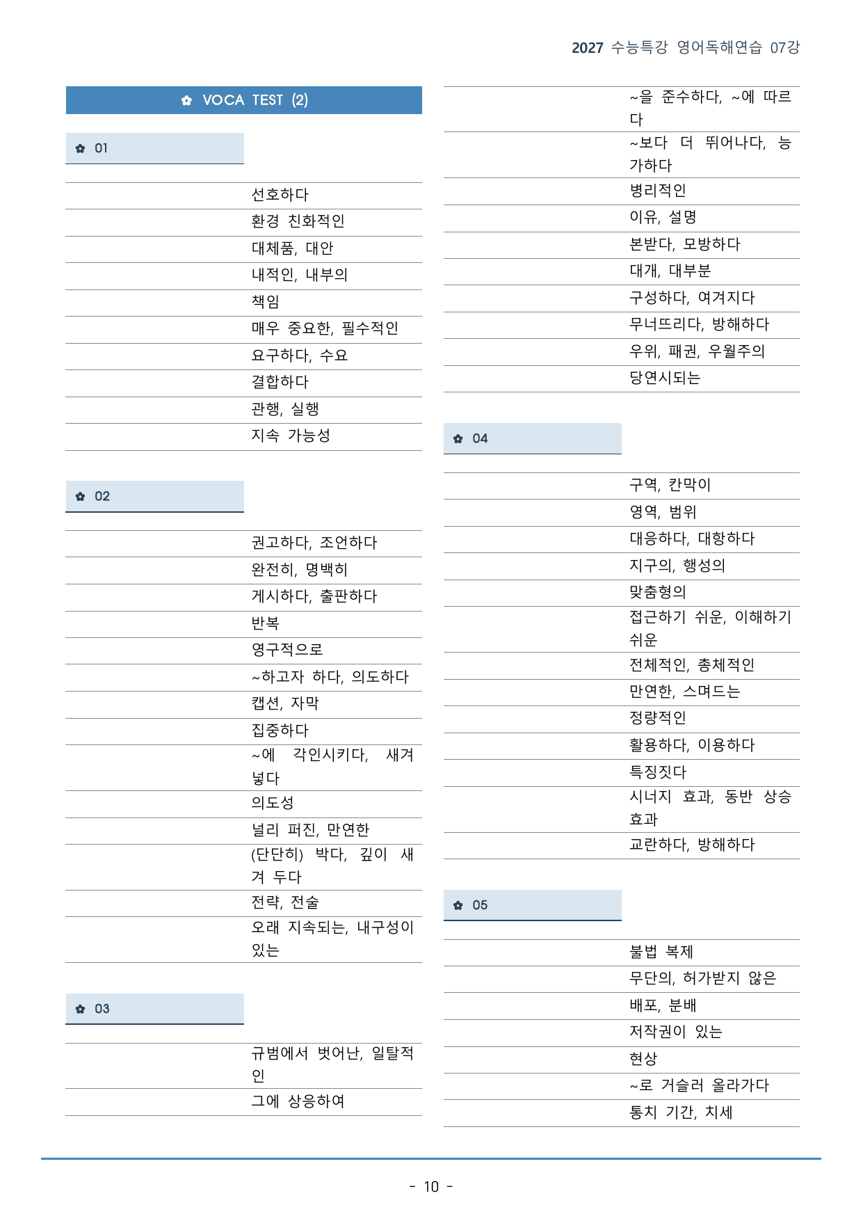 수능특강 영어독해연습 07강(125p)_워크북+구문분석+변형문제_preview_undefined