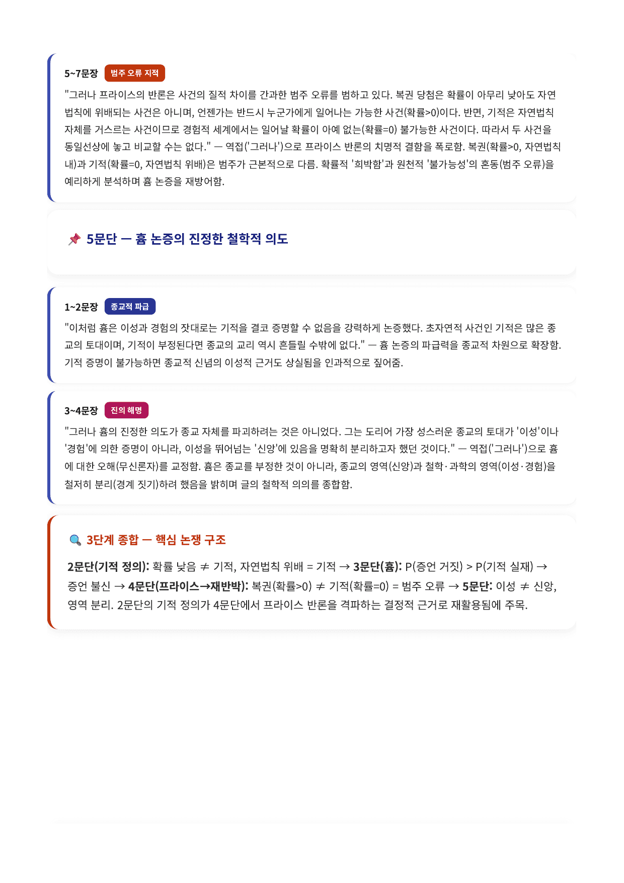 인문예술10. 기적적 사건에 대한 흄의 견해 해설_preview_undefined