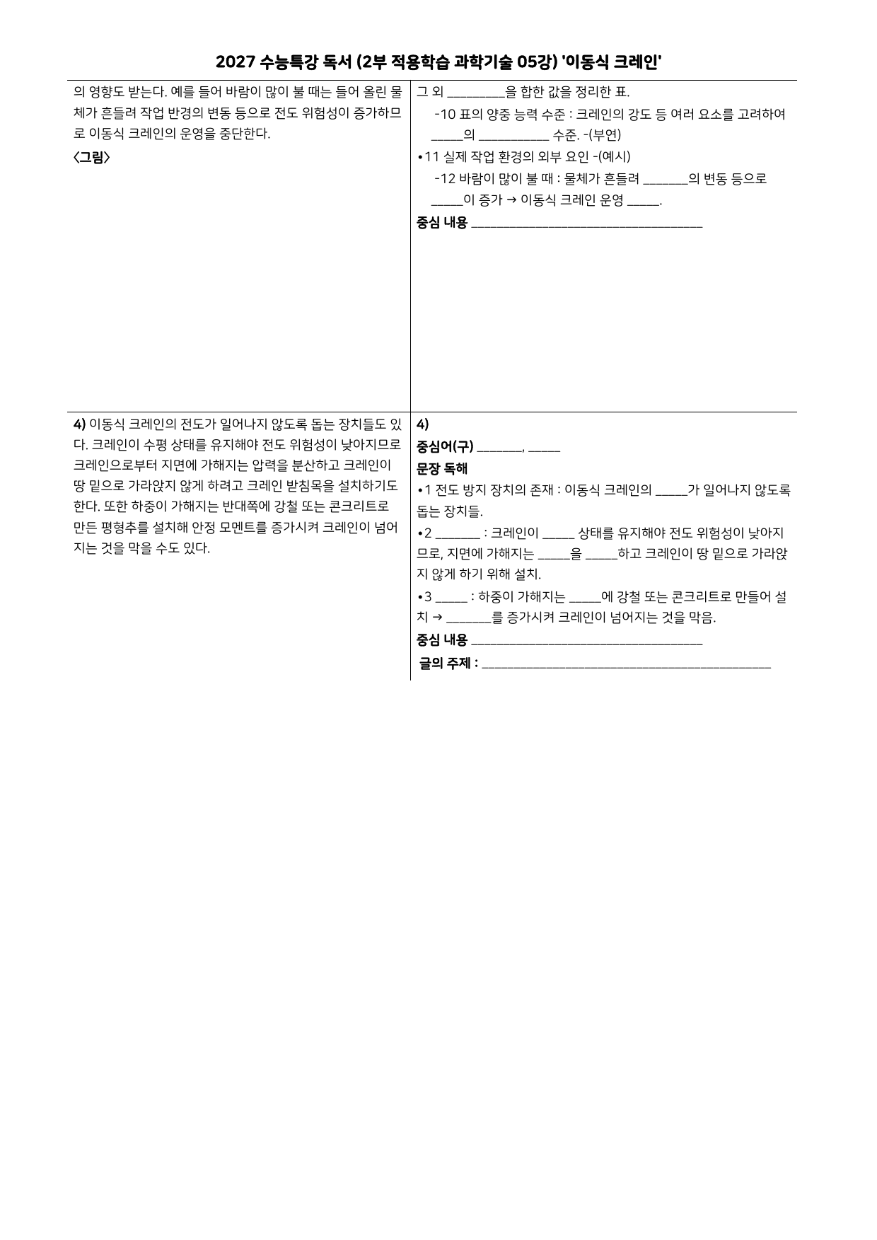 27 수특 독서 2부 과학기술 05강 이동식 크레인 분석+문제_preview_undefined