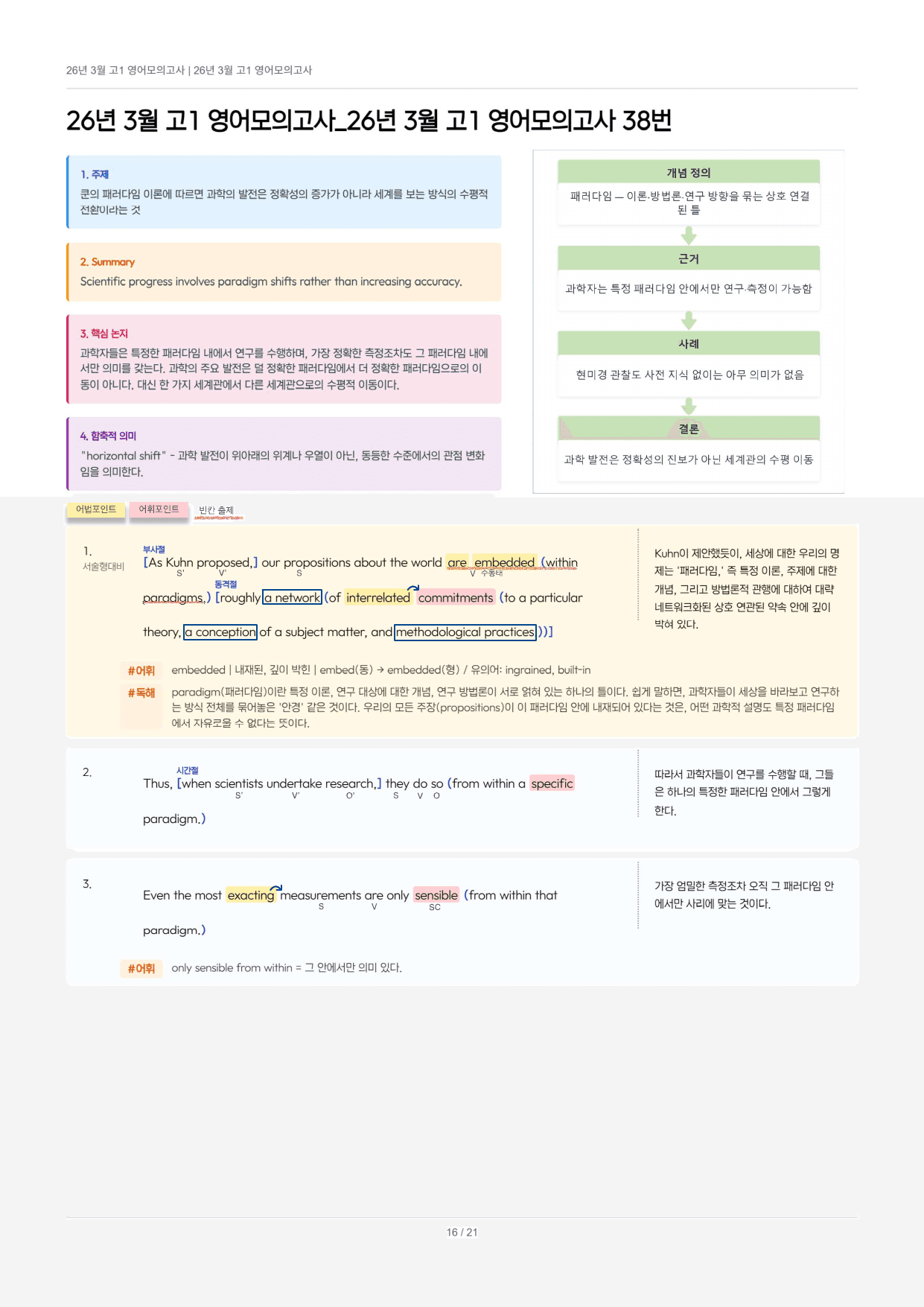 2026년 3월 고1 모의고사 오답률 상위 10개 지문 분석자료_preview_undefined