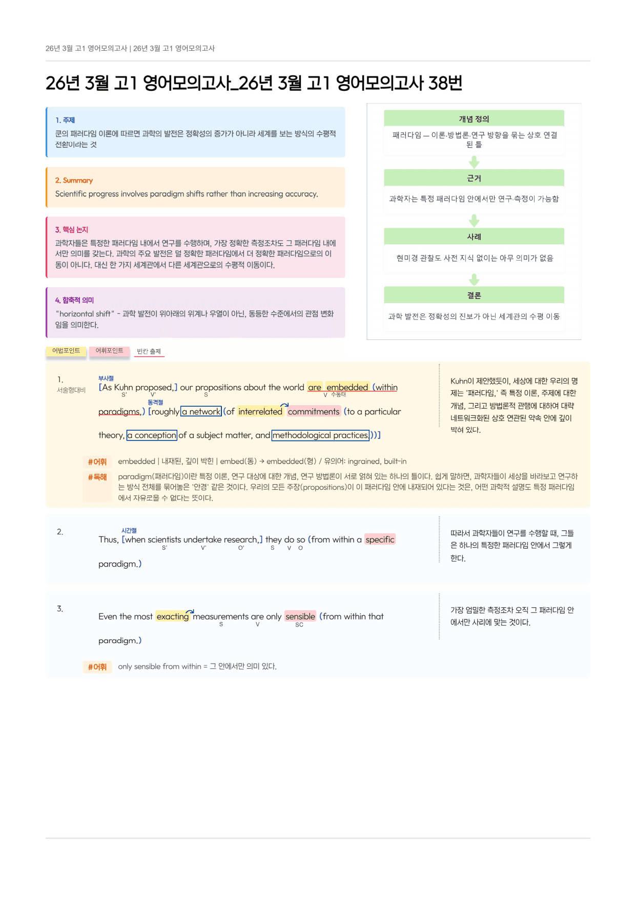 2026년 3월 고1 모의고사 지문 분석지 _preview_undefined