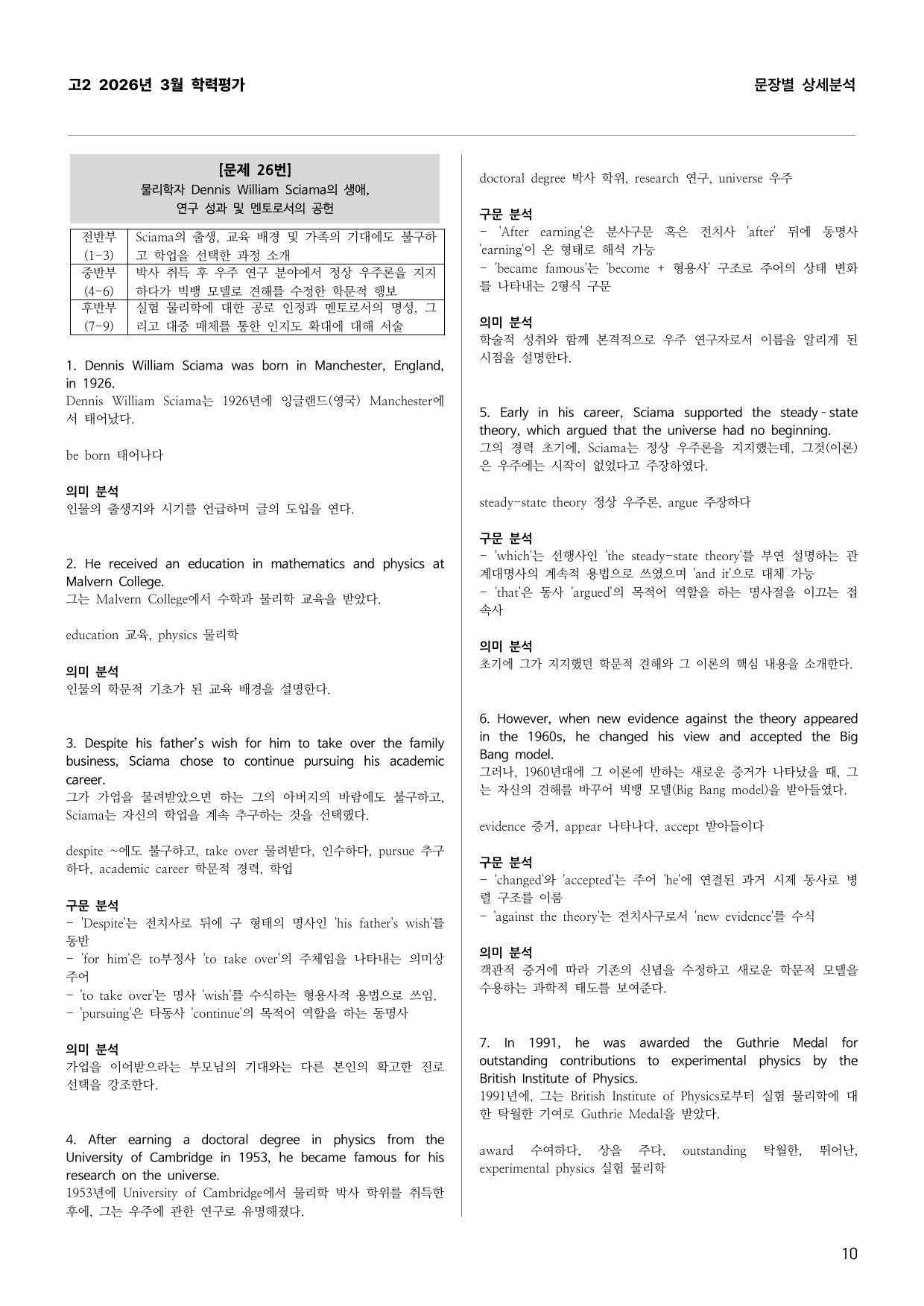 고2 2026년 3월 학력평가 문장별 상세분석_preview_undefined