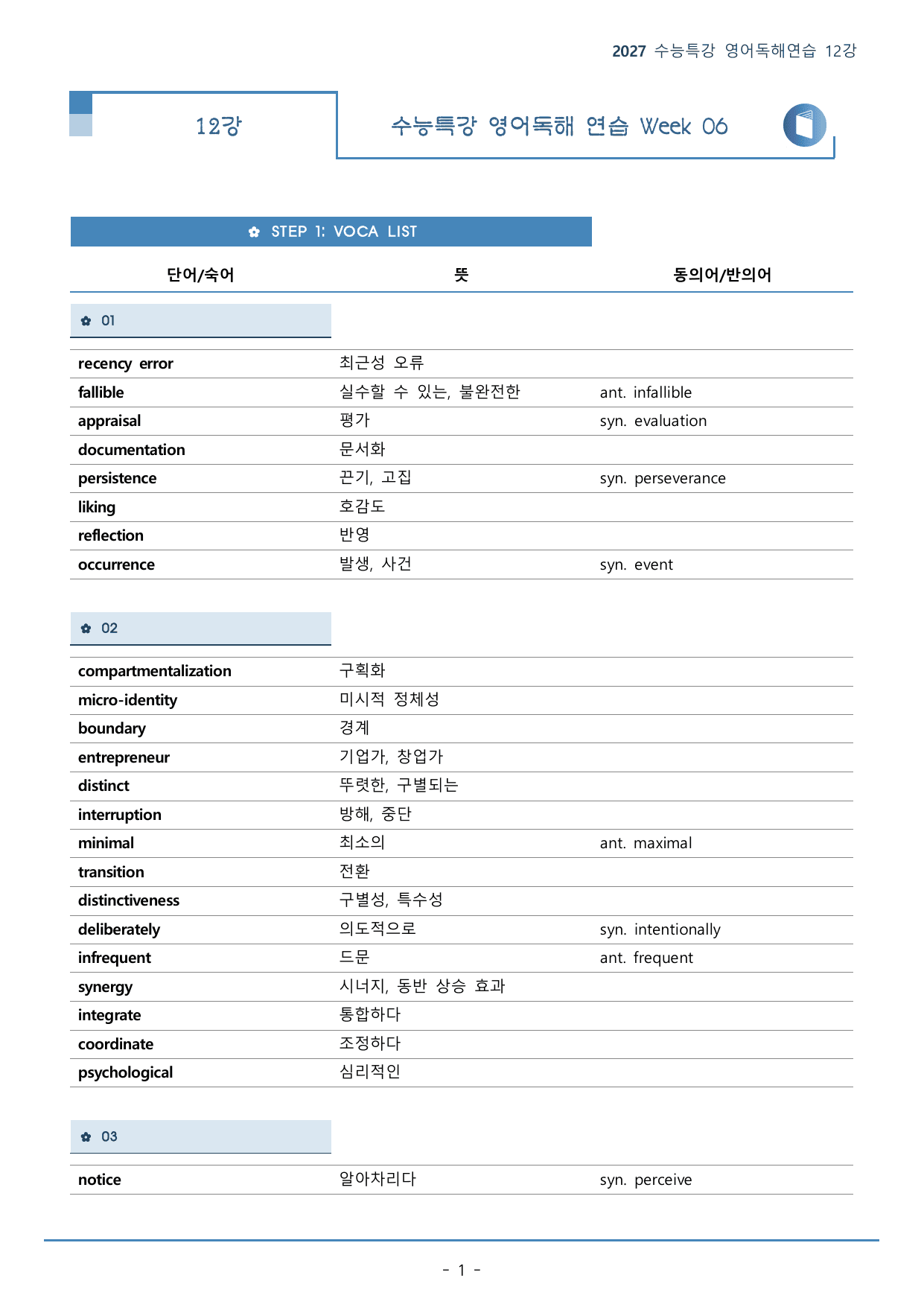 수능특강 영어독해연습 12강(116p)_워크북+구문분석+변형문제_preview_undefined