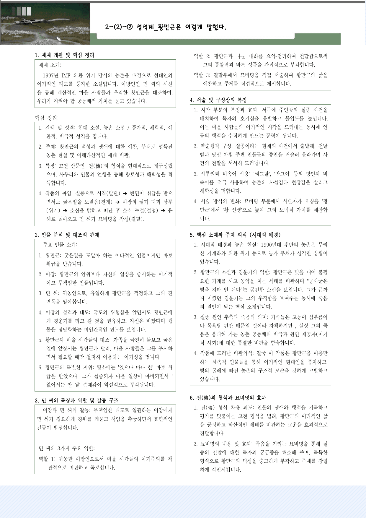 2-(2)-② 성석제_황만근은 이렇게 말했다. 30문항_preview_undefined