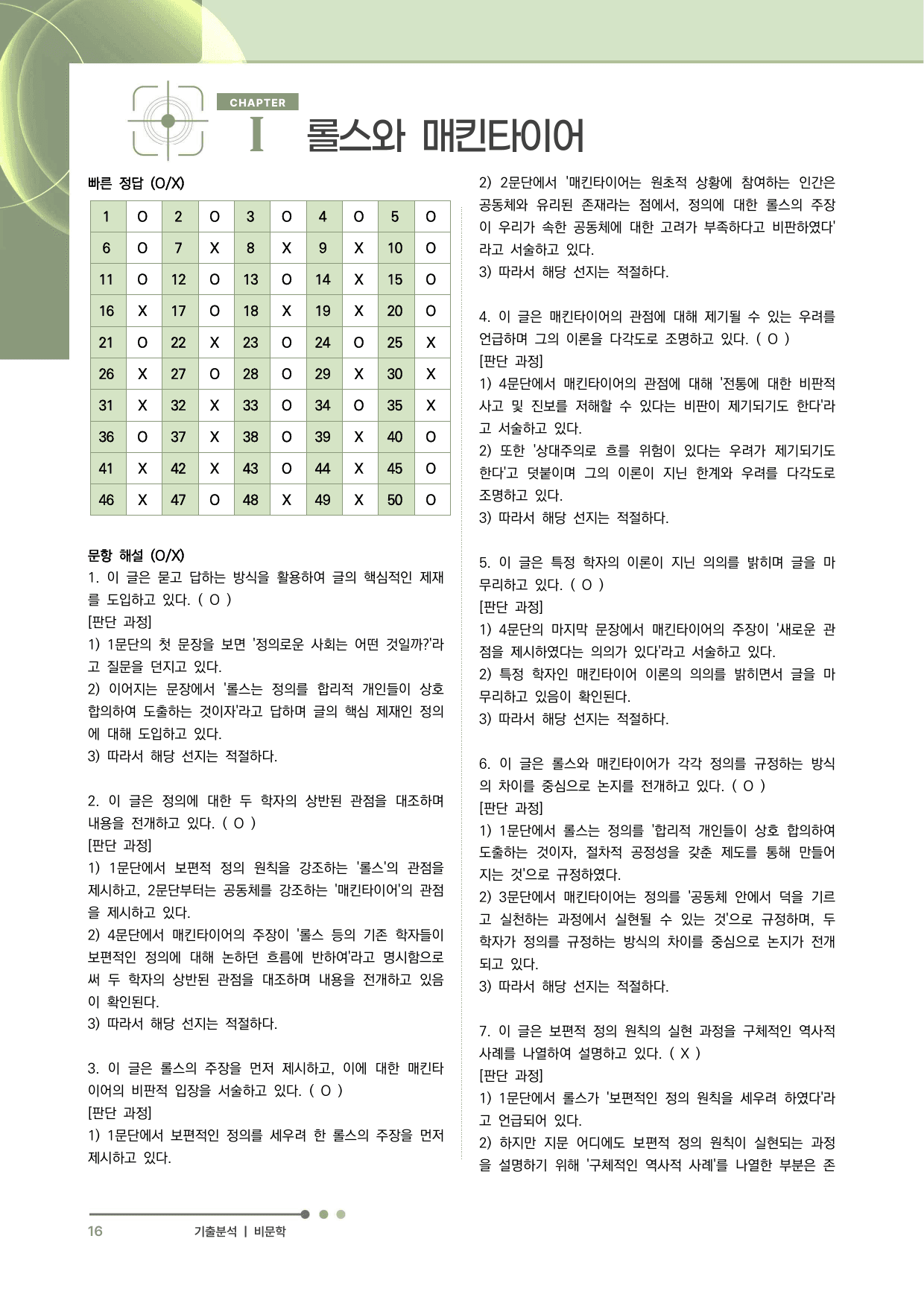 2027 수능특강 독서 과제장(롤스와 매킨타이어의 정의관)_preview_undefined