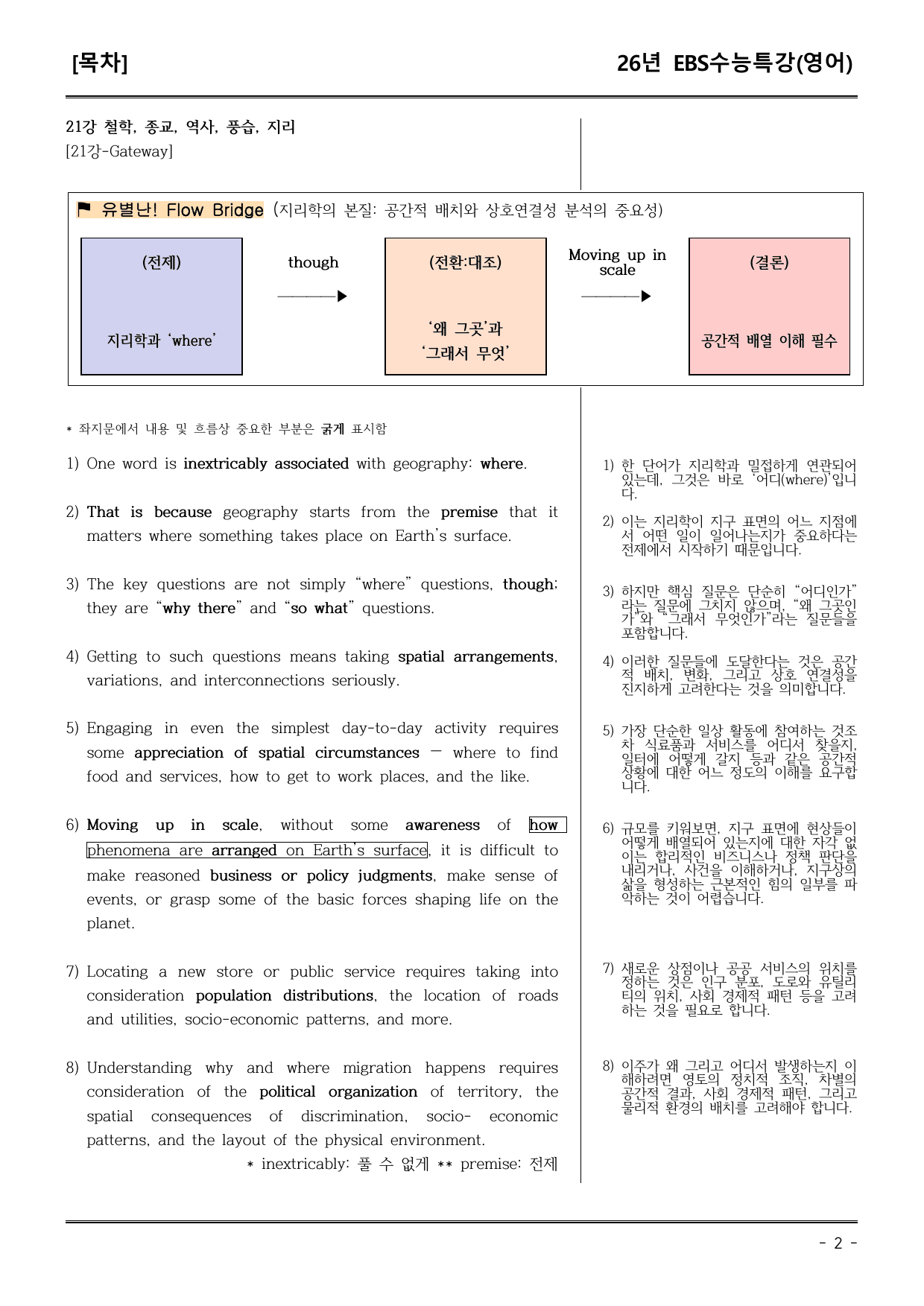 EBS수능특강(영어) 21강 본문분석(논리구조+핵심요약)_preview_undefined
