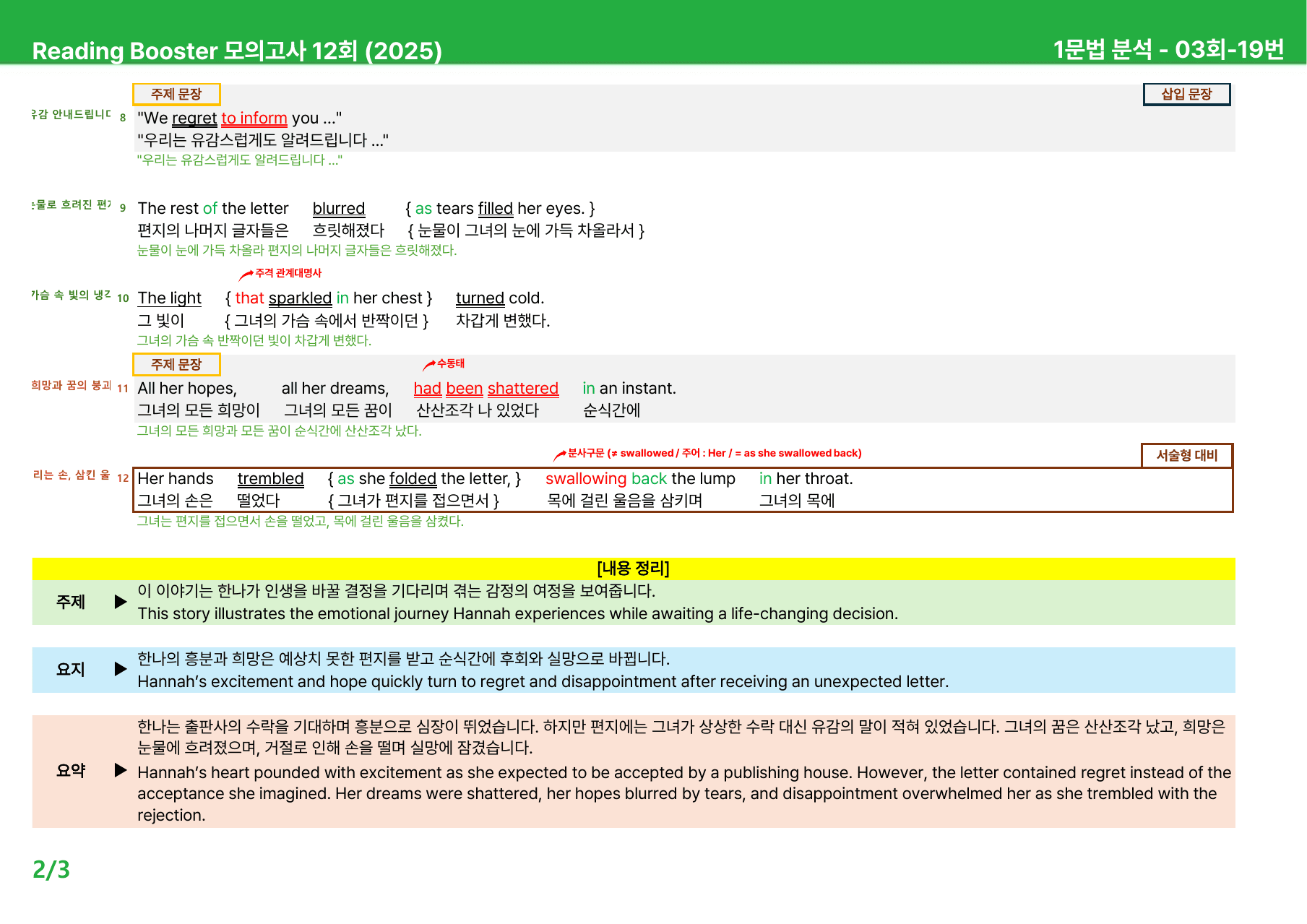 리딩부스터 모의고사 12회 (2025) - 3회 본문분석_preview_undefined