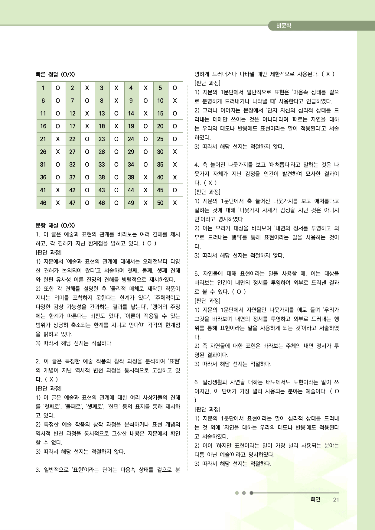 2027 수능특강 독서 과제장(예술과 표현의 관계)_preview_undefined