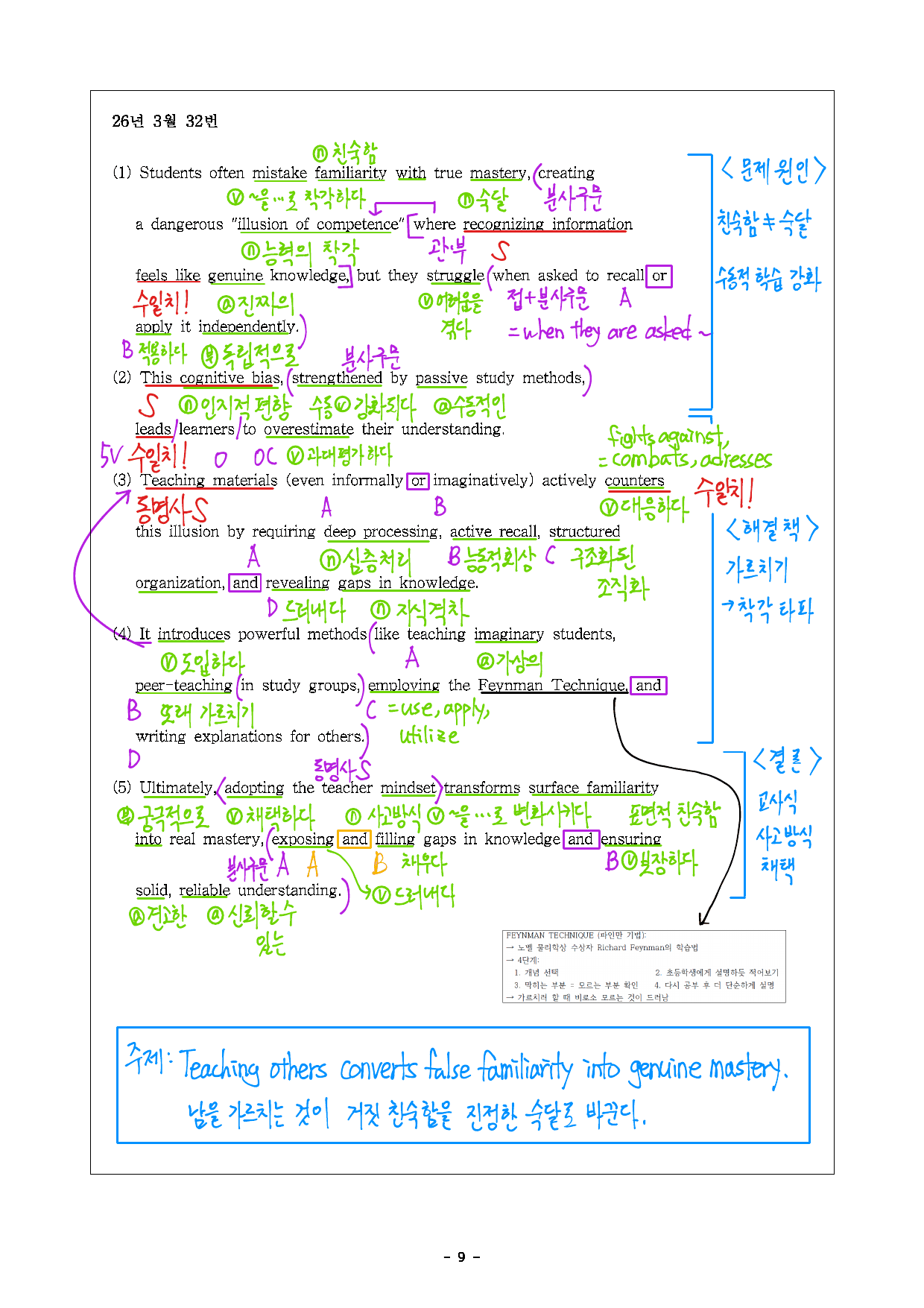 2026년 3월 고1 모의고사 지문 상세분석 32-42번(손글씨)_preview_undefined