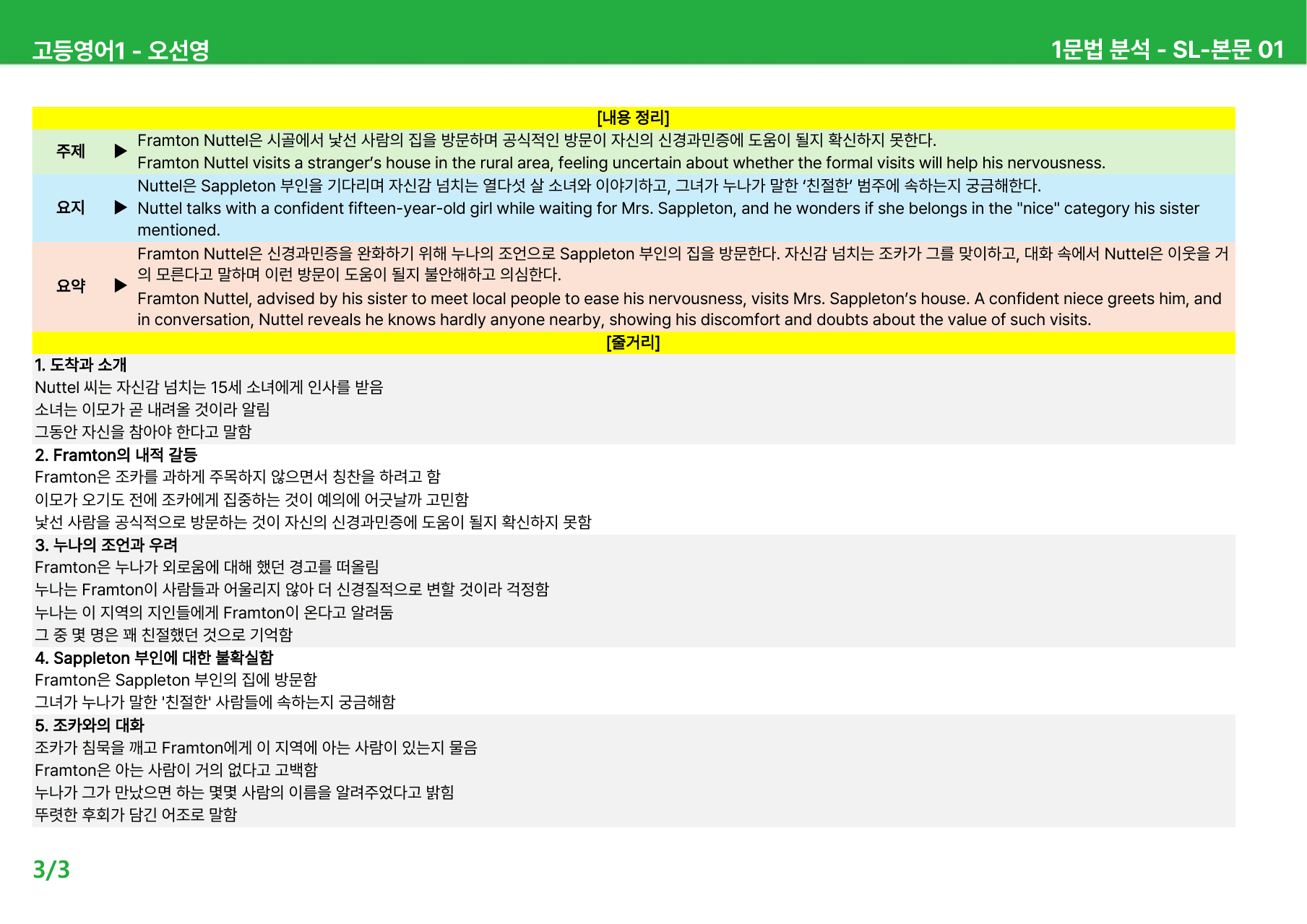 고등영어1 오선영 SL - 본문분석_preview_undefined