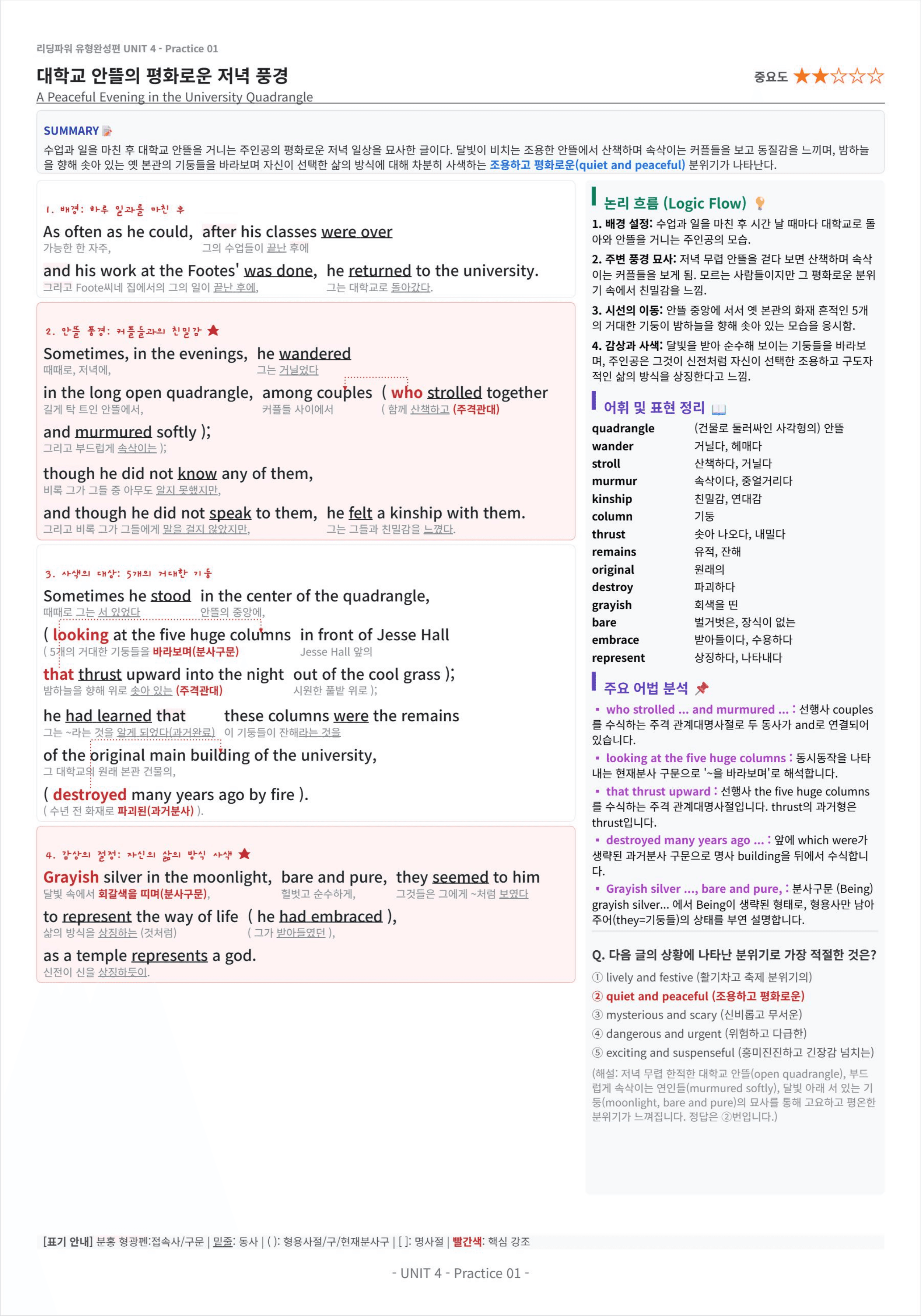 리딩파워 유형완성편 UNIT 4 킹스분석_preview_undefined