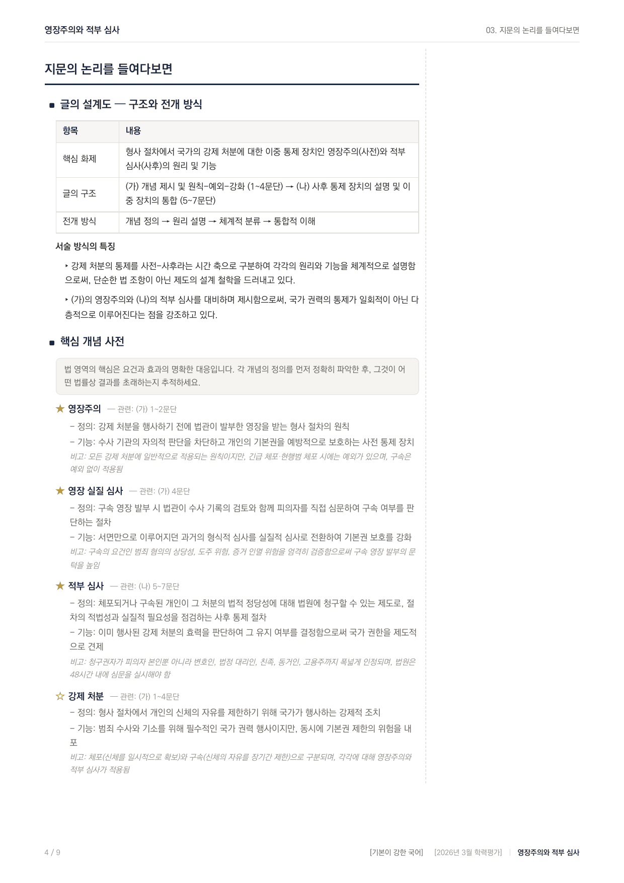 2026 고3 3월교육청 주제통합 수사와 변호/형사소송법 지문분석_preview_undefined