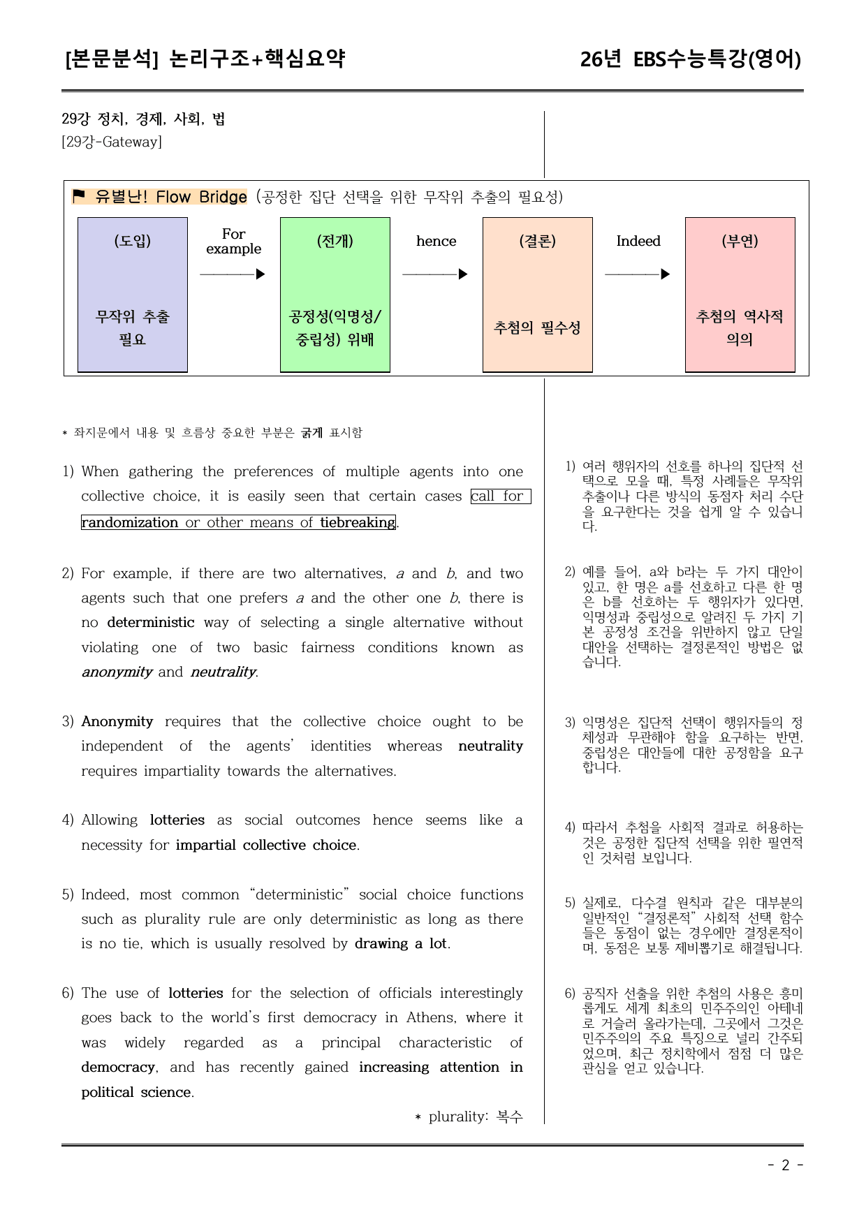 EBS수능특강(영어) 29강 본문분석(논리구조+핵심요약)_preview_undefined