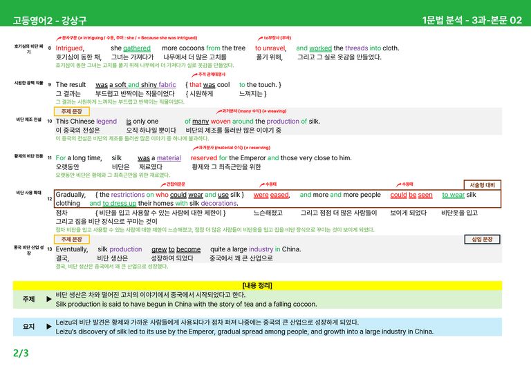 고등영어2 천재(강) 3과 상세분석 by 시드잉글리쉬_preview_4