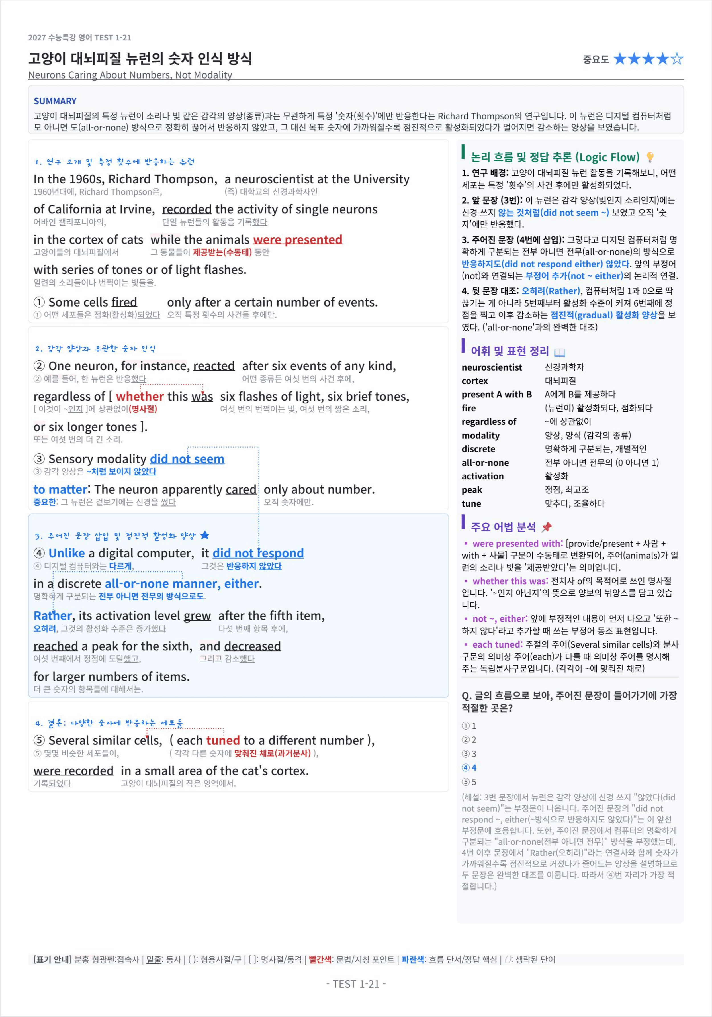 2027 수능특강 영어 TEST 1 킹스분석_preview_undefined