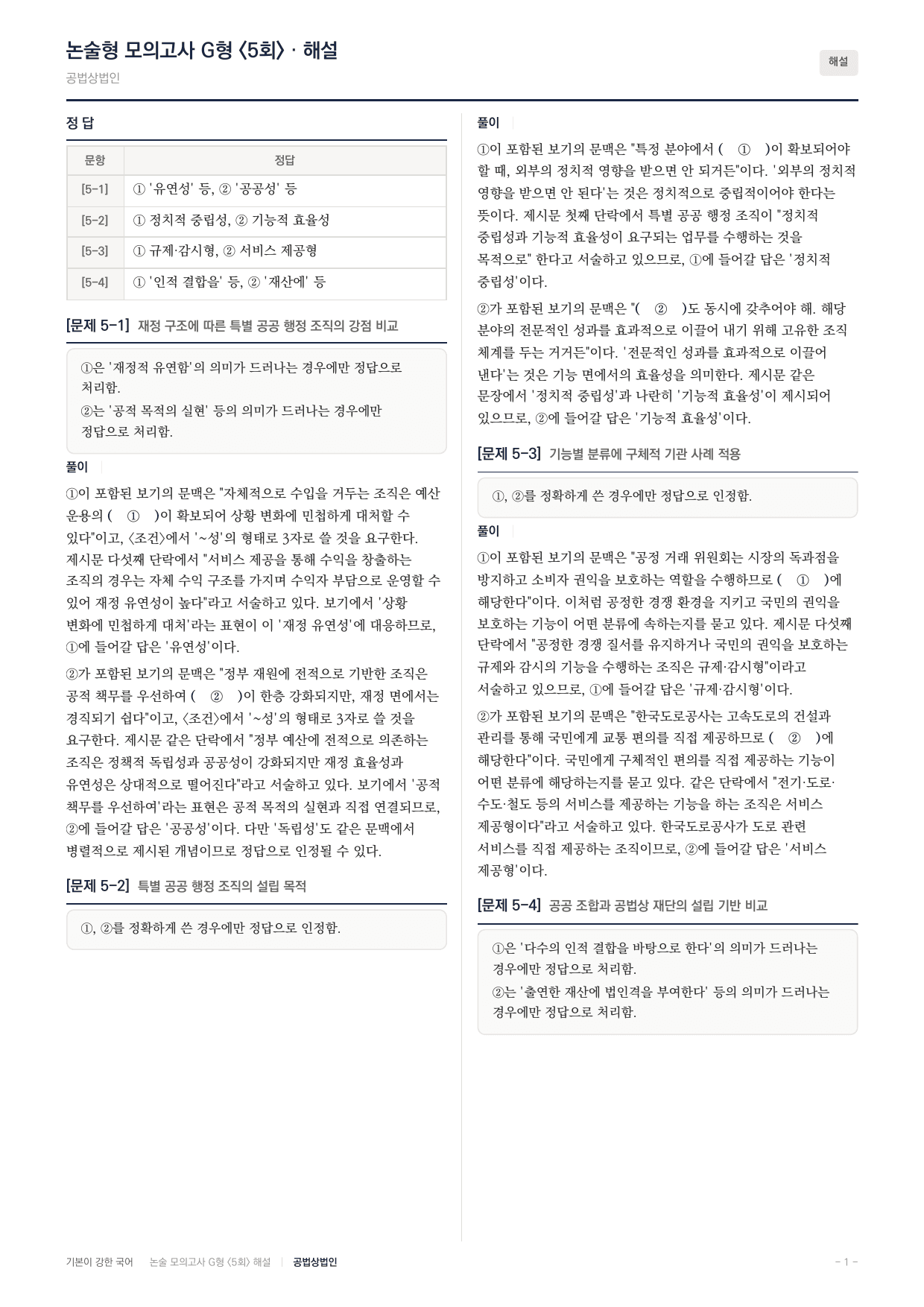 2027 가천대 국어 약술형 사회08 특별공공행정조직 공법상법인_preview_undefined