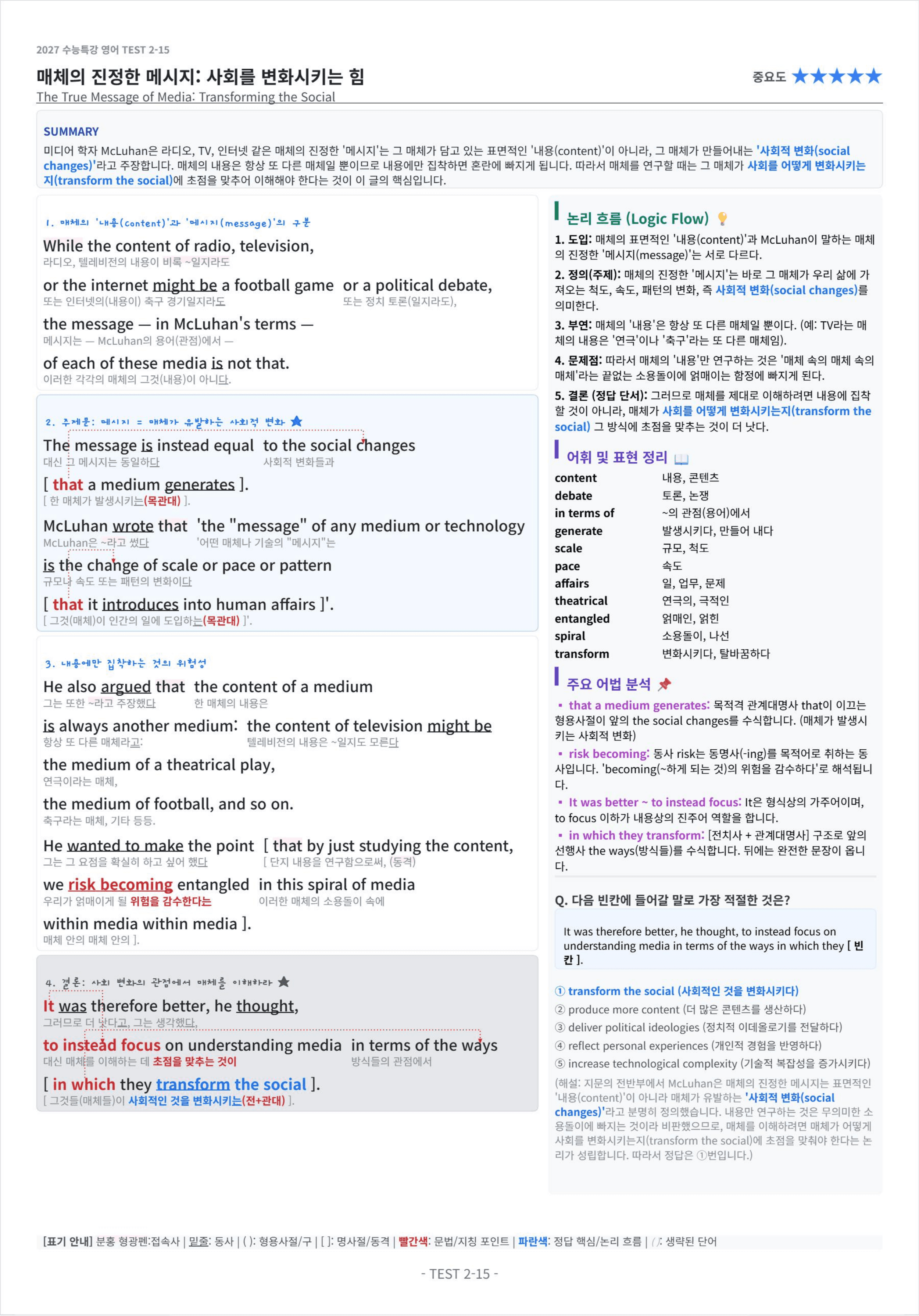 2027 수능특강 영어 TEST 2 킹스분석_preview_undefined